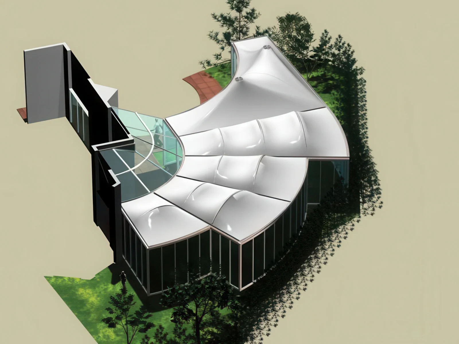 Тенты для ресторации проект 103