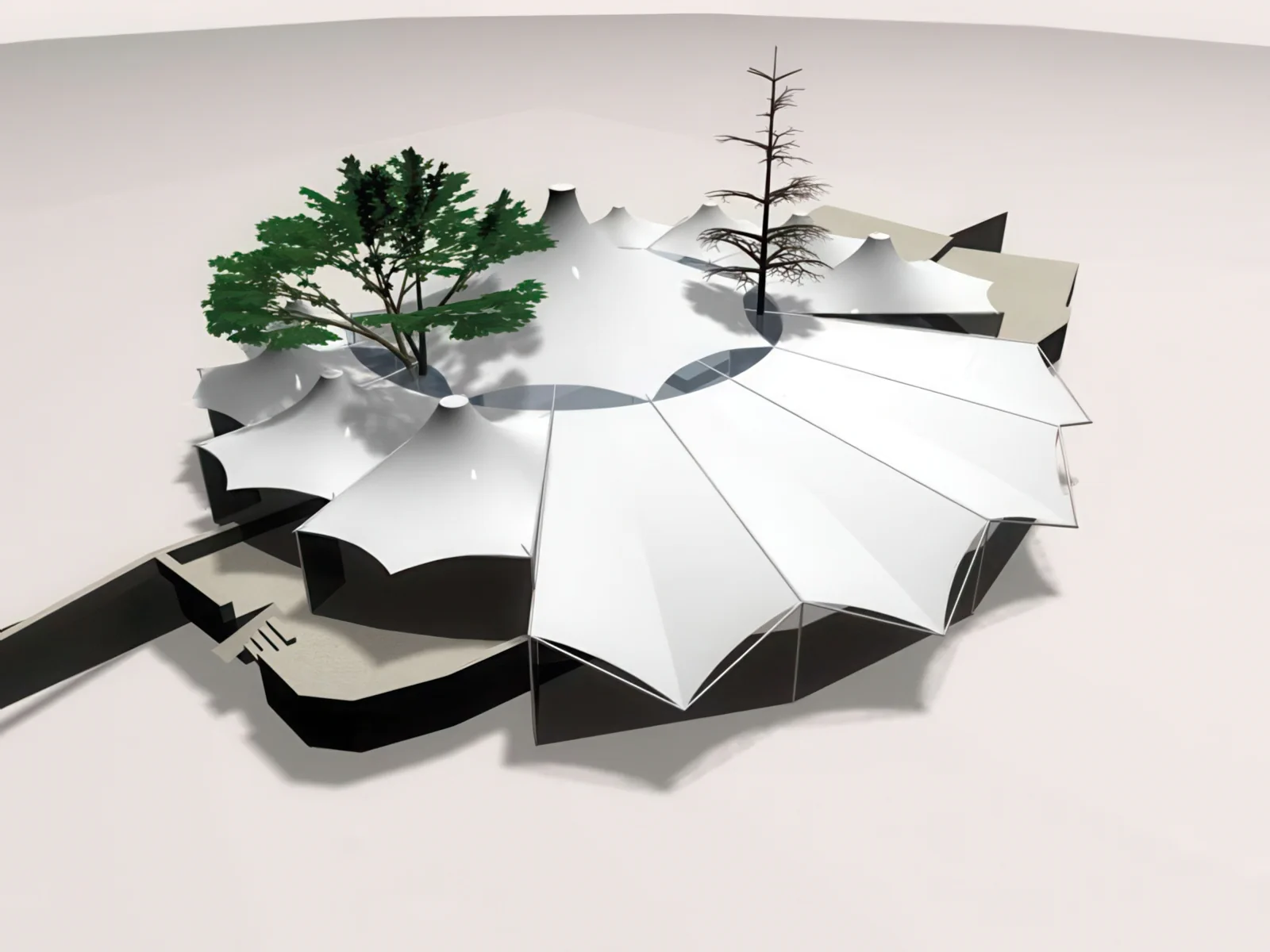 Тенты для ресторации проект 111