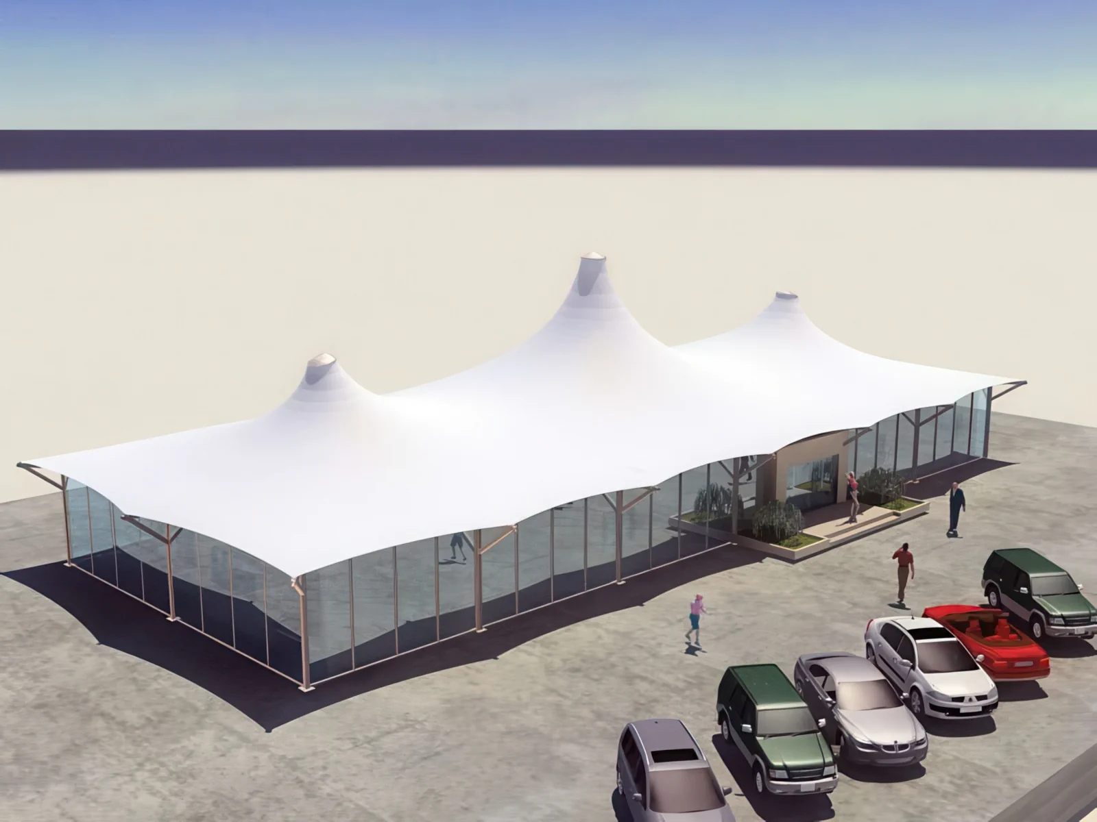 Тенты для ресторации проект 118