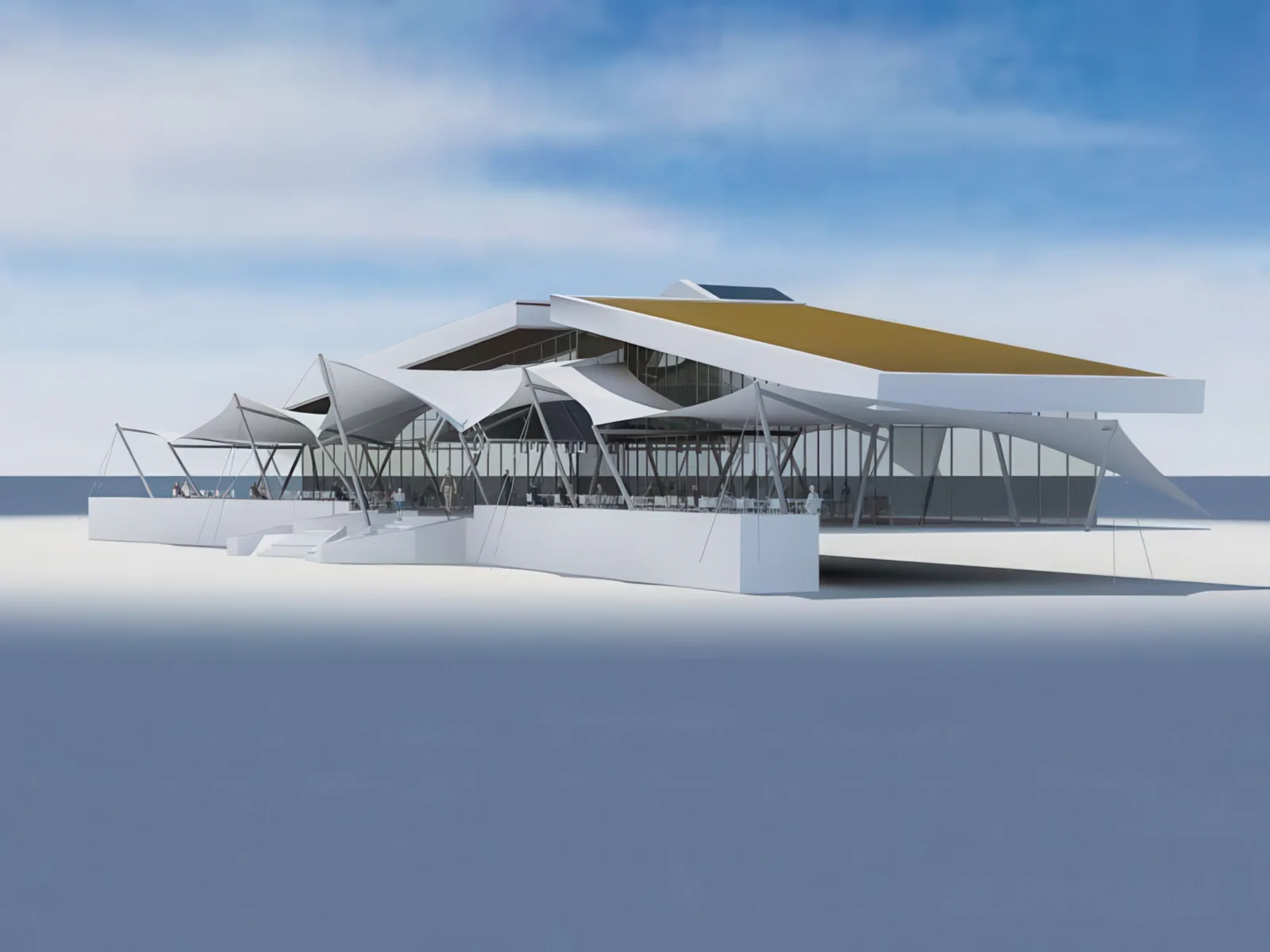 Тенты для ресторации проект 126