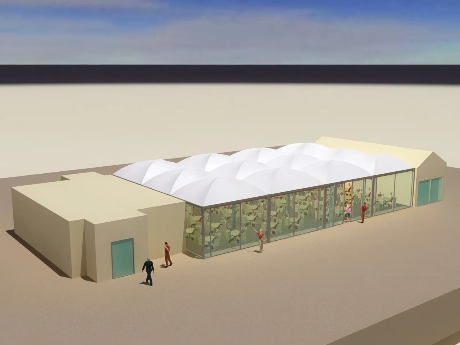 Тенты для ресторации проект 156