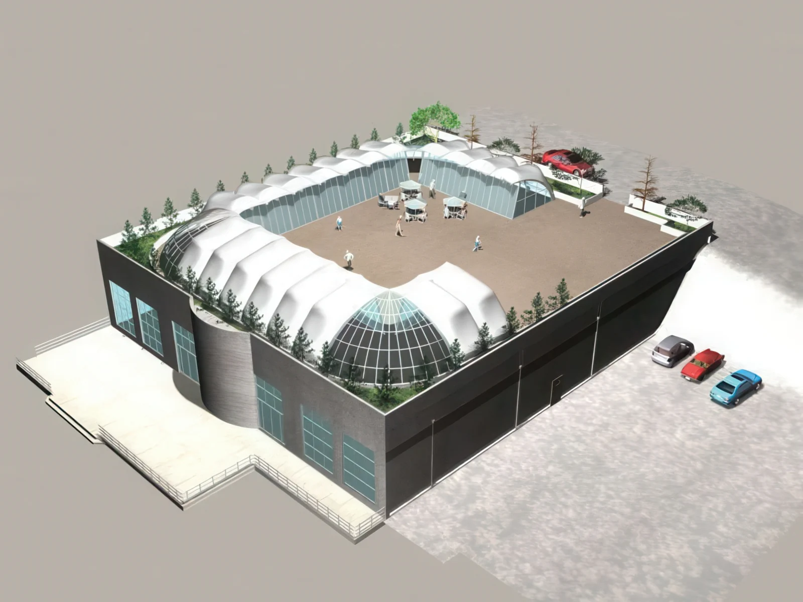 Навесы для крыш и балконов проект 6