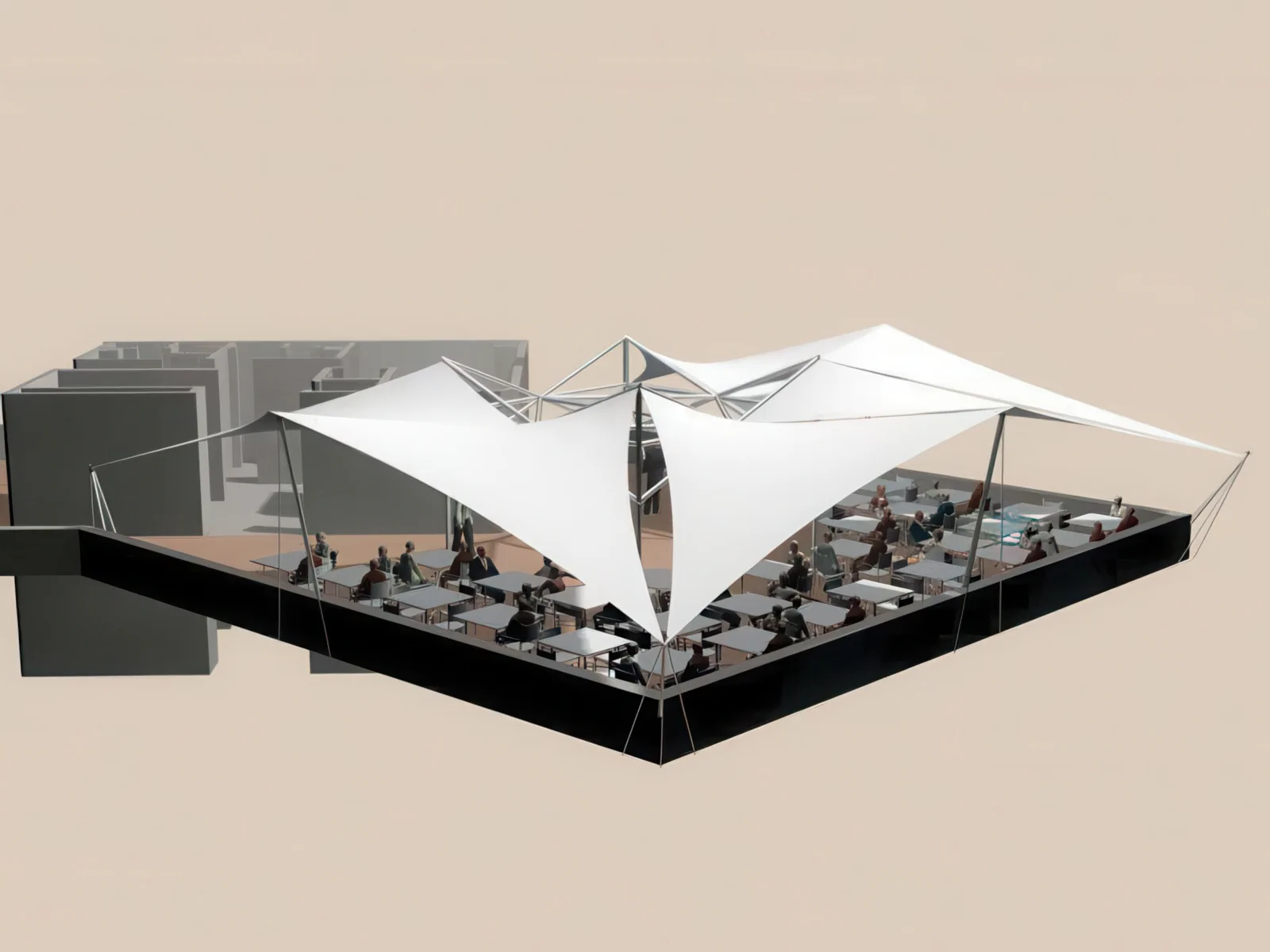 Навесы для крыш и балконов проект 7