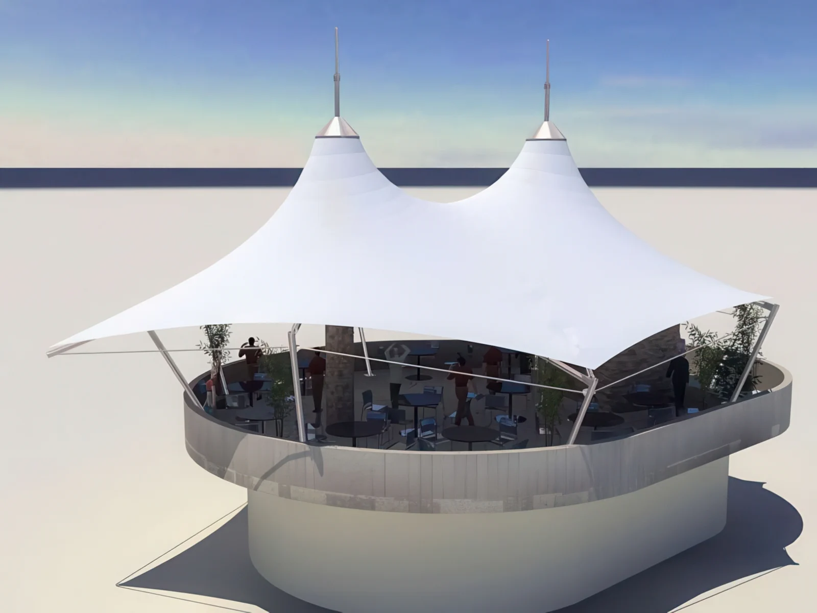 Навесы для крыш и балконов проект 17