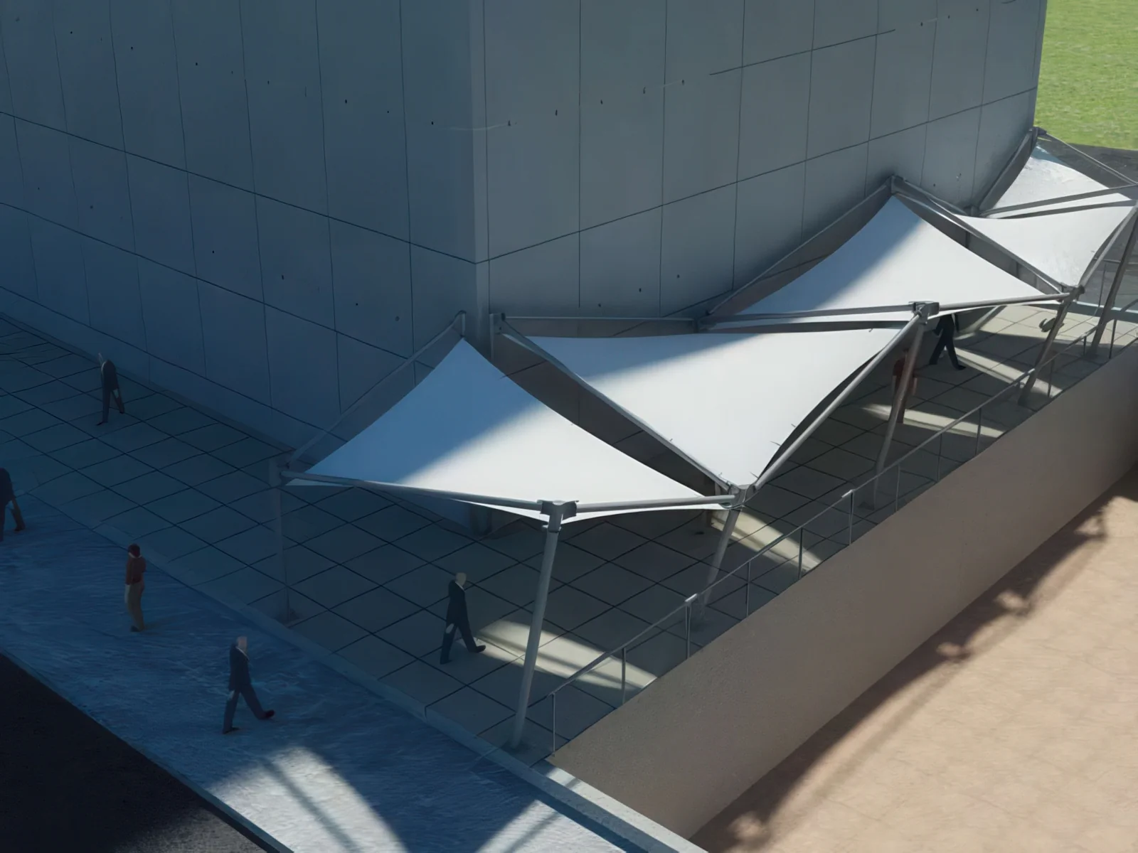 Навесы для крыш и балконов проект 27