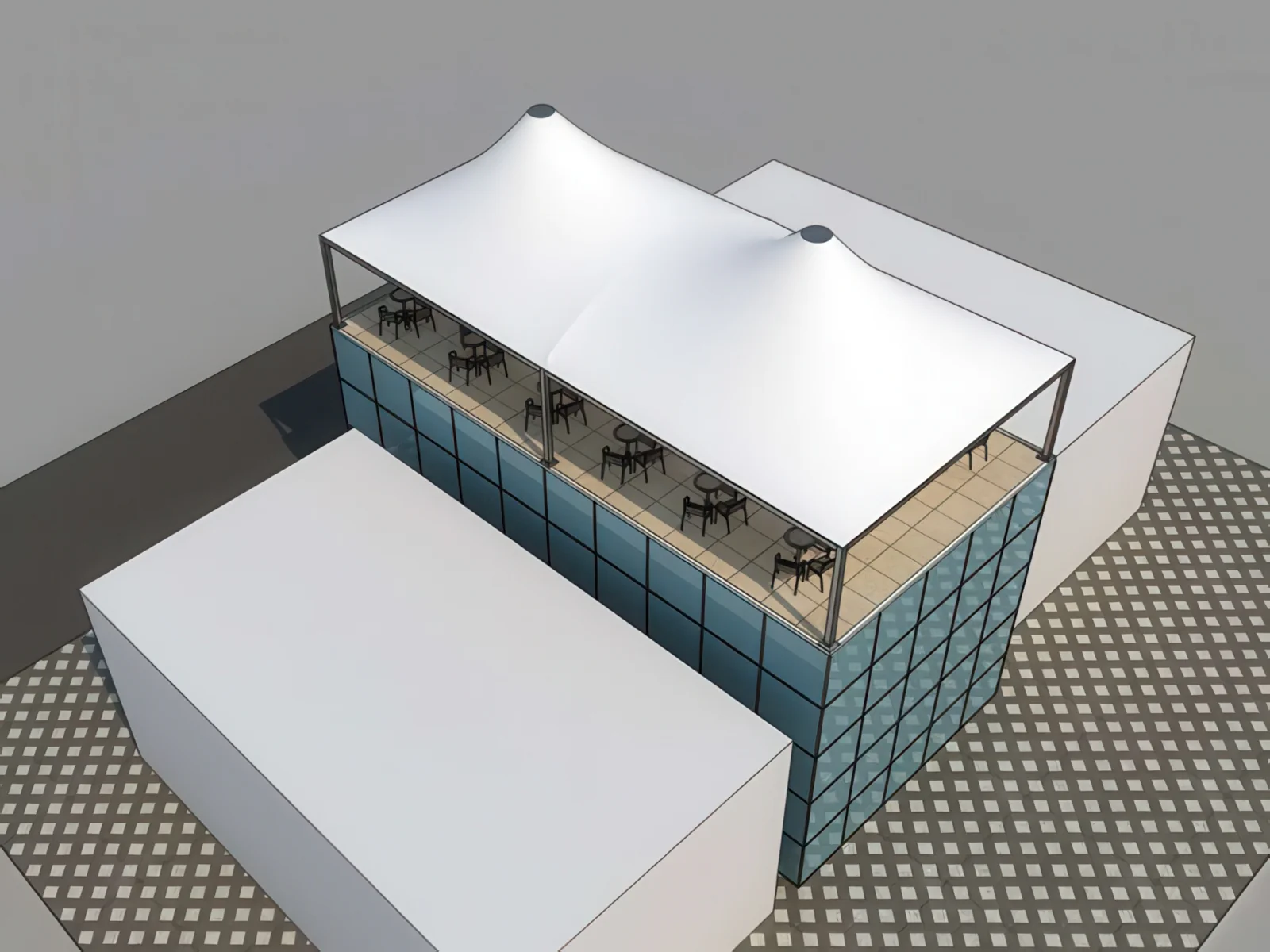 Навесы для крыш и балконов проект 30