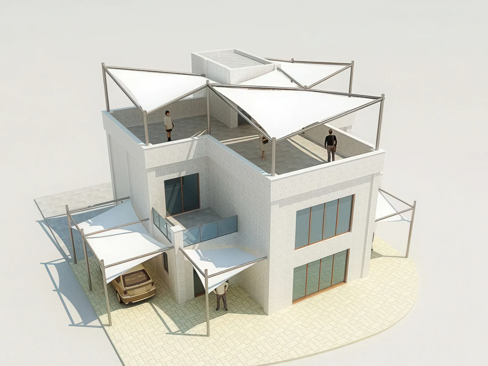 Навесы для крыш и балконов проект 33