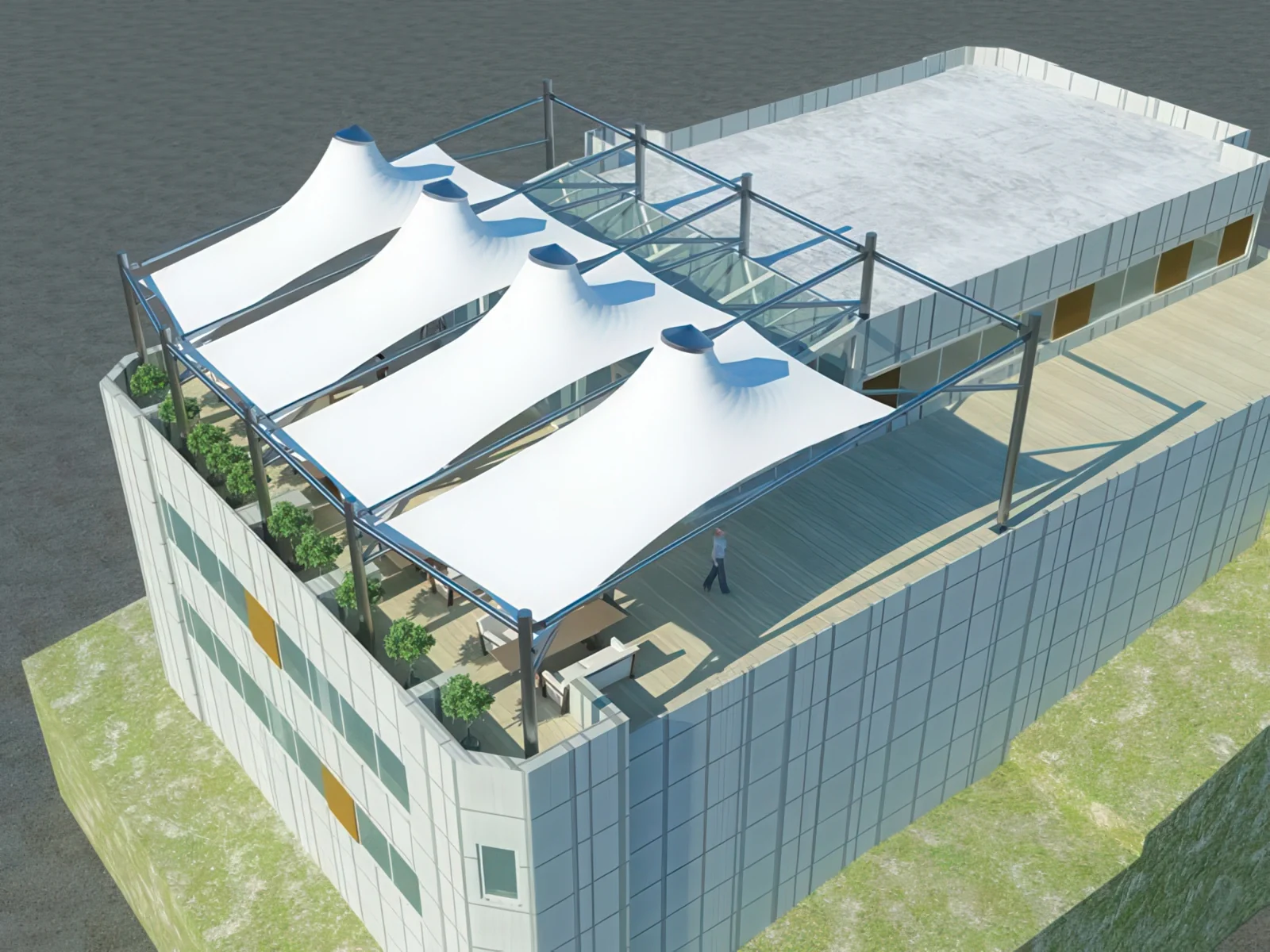 Навесы для крыш и балконов проект 35