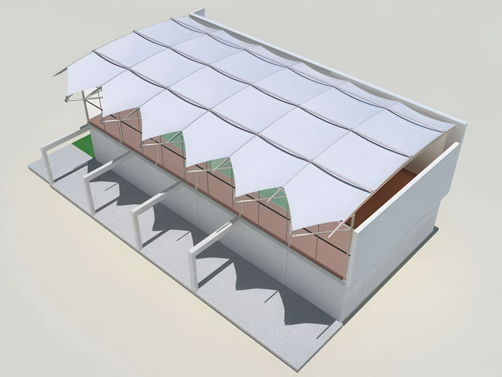 Навесы для крыш и балконов проект 36