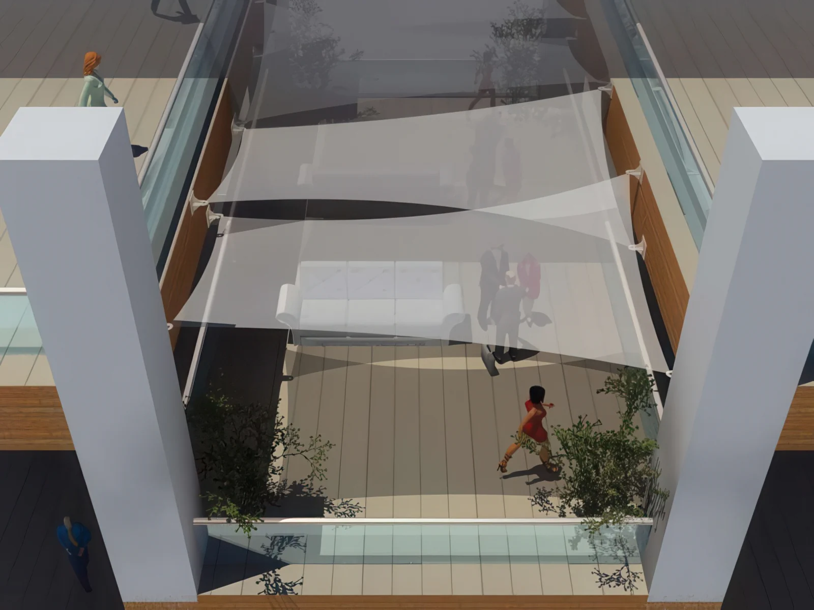 Навесы для крыш и балконов проект 46