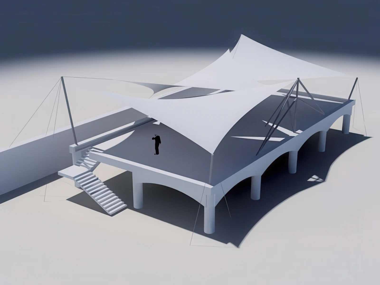 Навесы для крыш и балконов проект 60