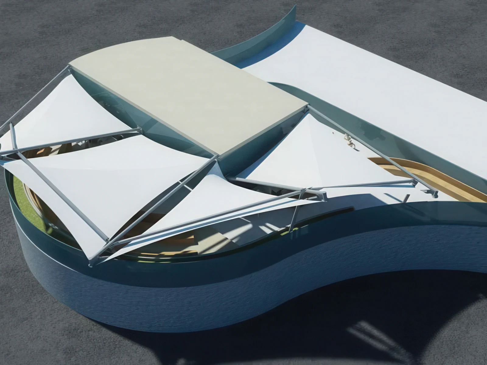 Навесы для крыш и балконов проект 64