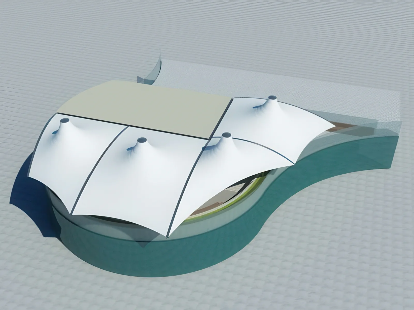 Навесы для крыш и балконов проект 65