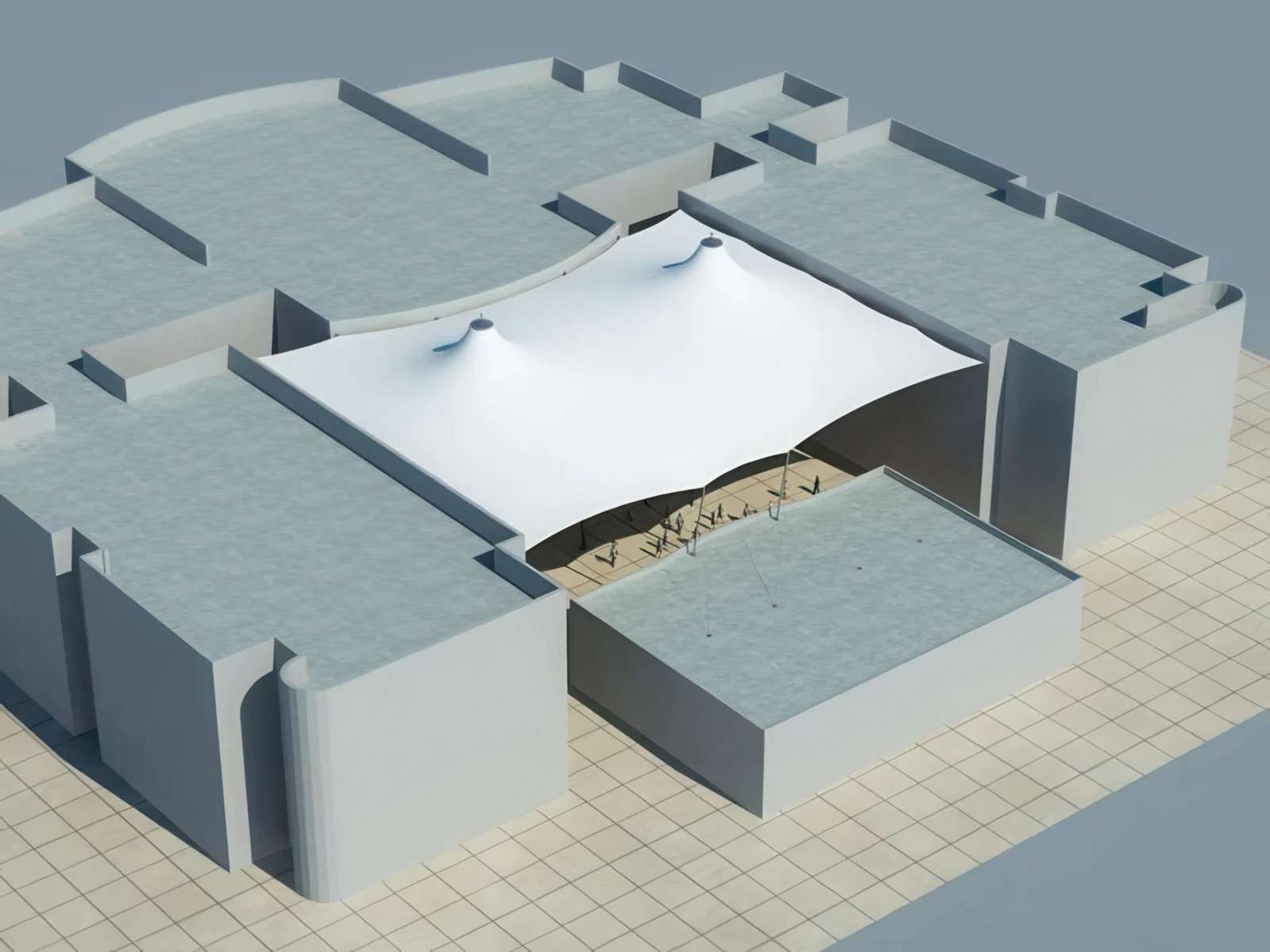 Навесы для крыш и балконов проект 75