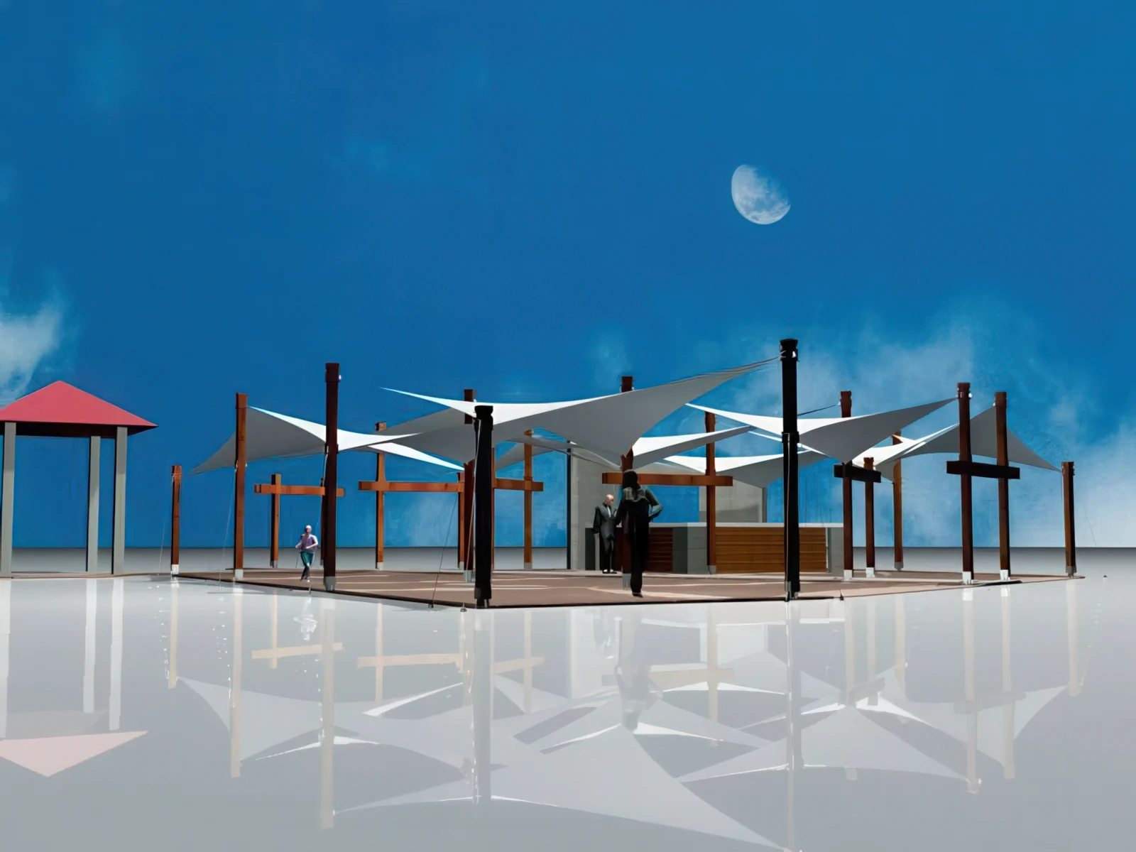 Навесы для крыш и балконов проект 80