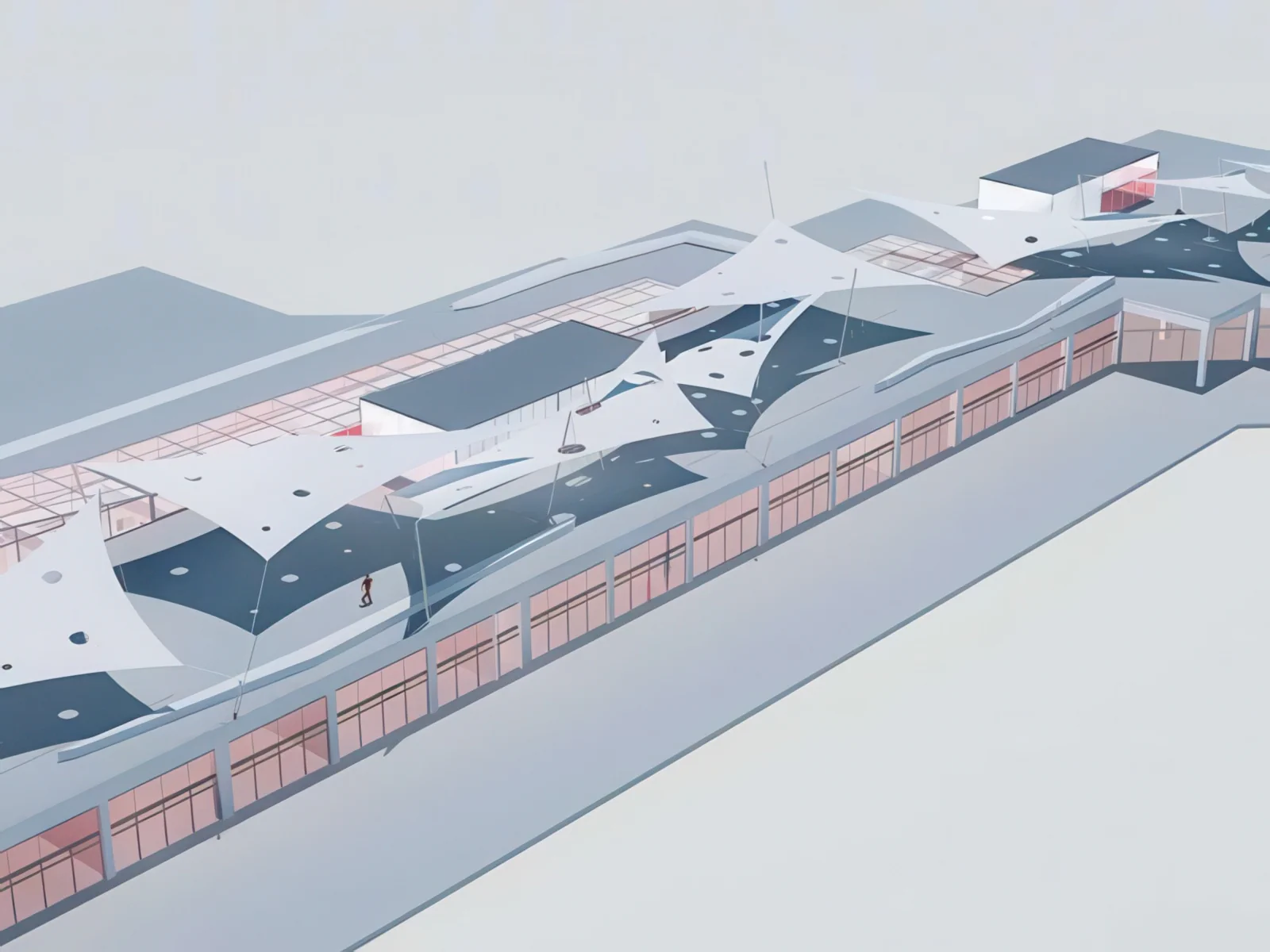 Навесы для крыш и балконов проект 83