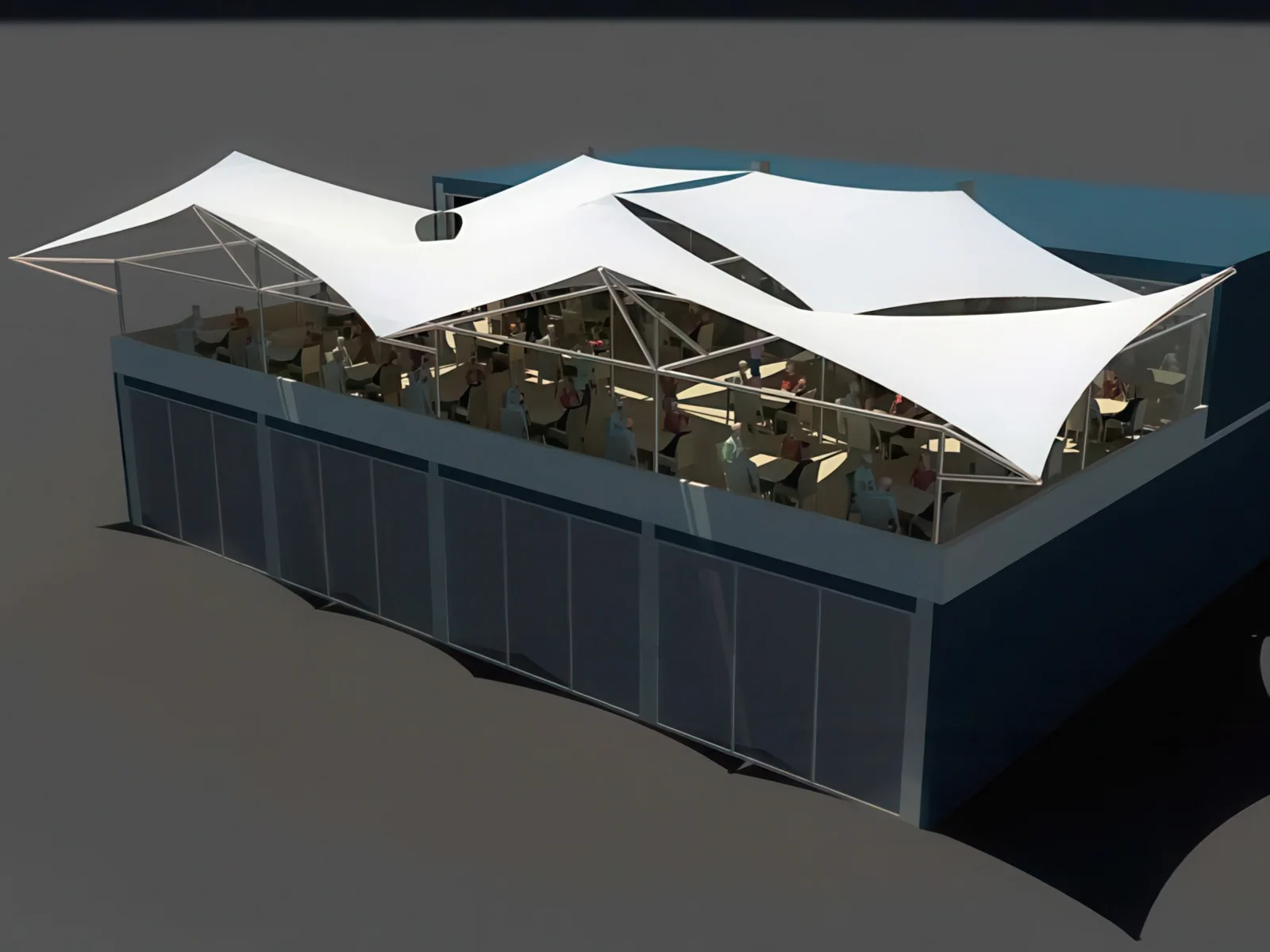 Навесы для крыш и балконов проект 85