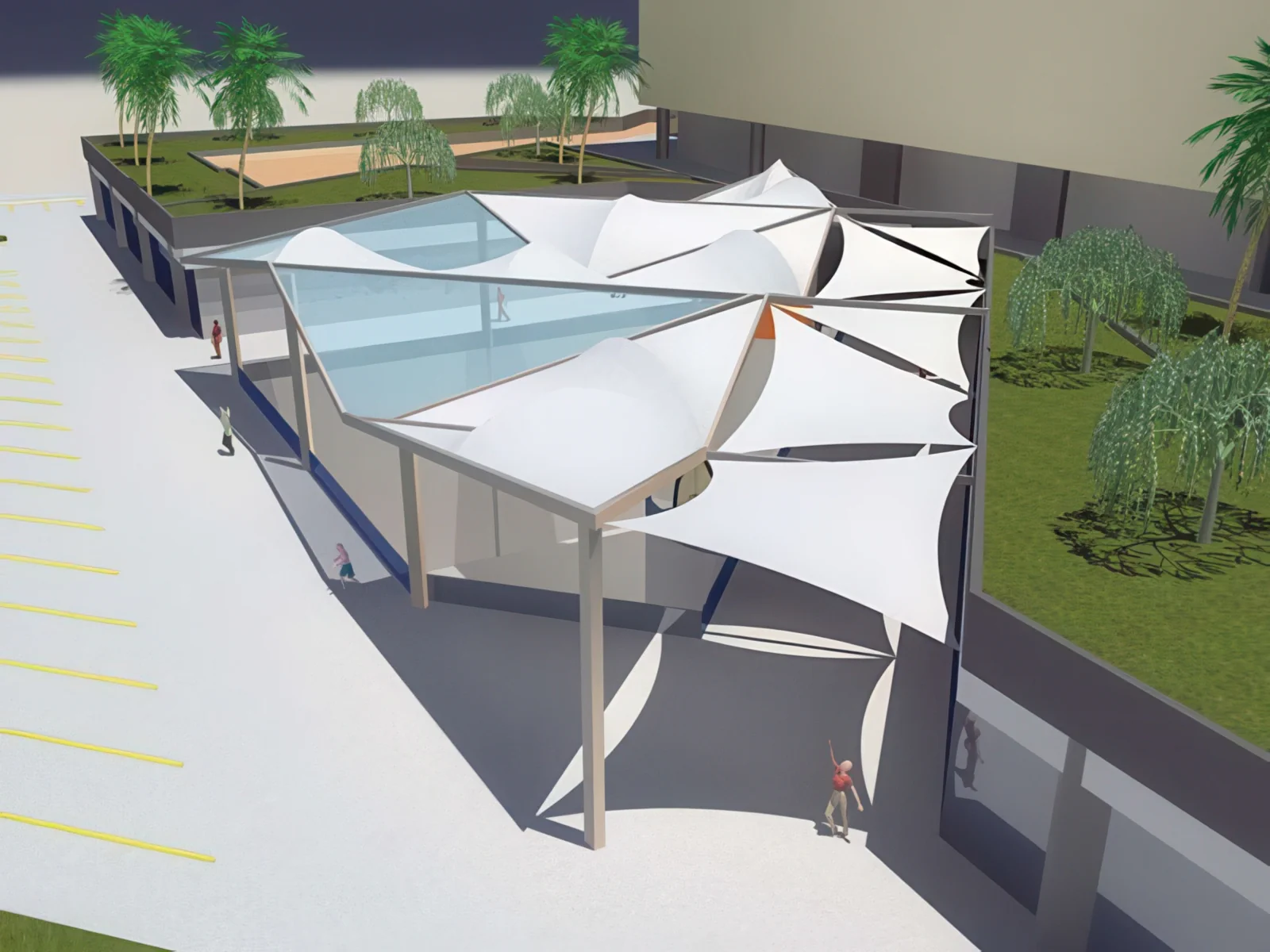 Навесы для крыш и балконов проект 94