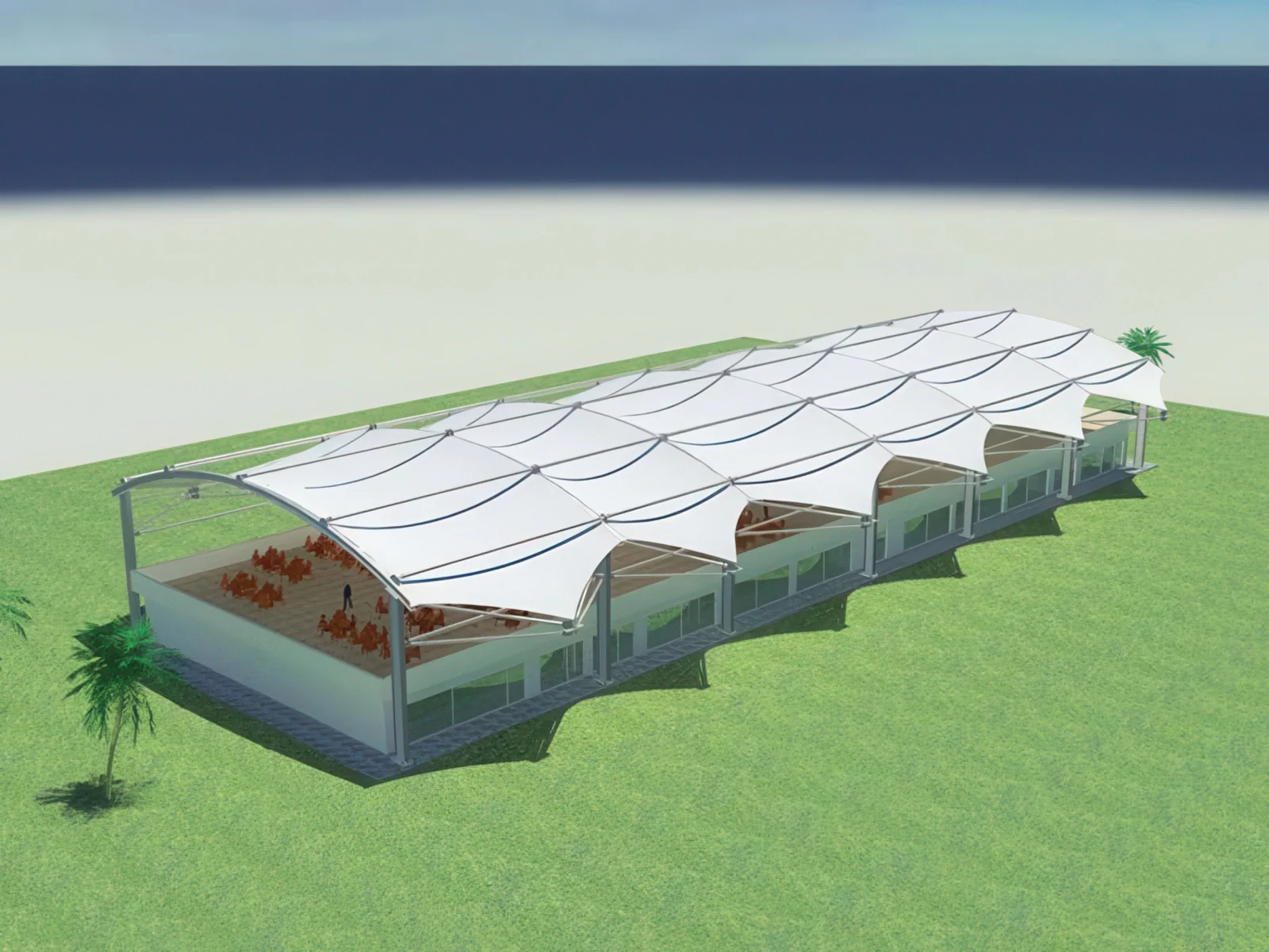 Навесы для крыш и балконов проект 99