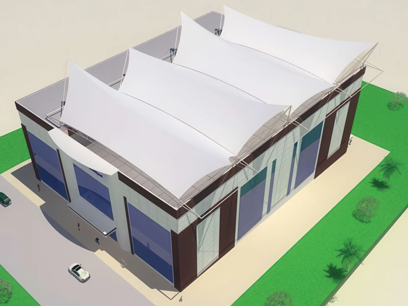 Навесы для крыш и балконов проект 108