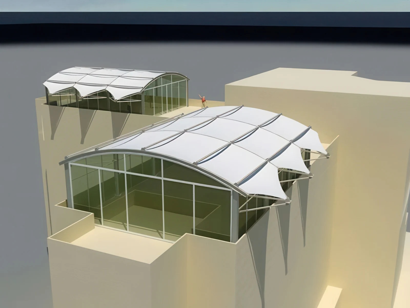 Навесы для крыш и балконов проект 112