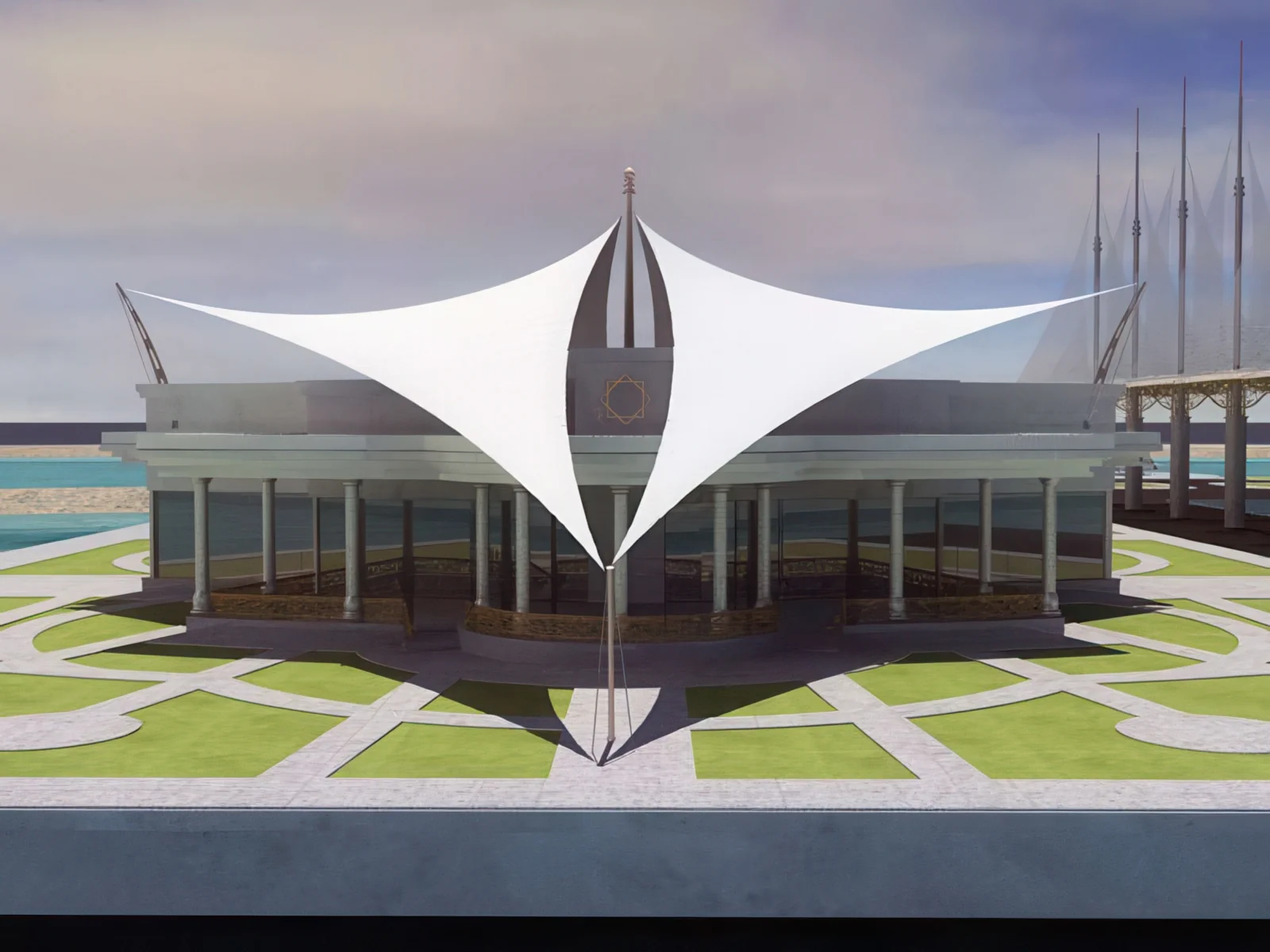 Навесы для крыш и балконов проект 129