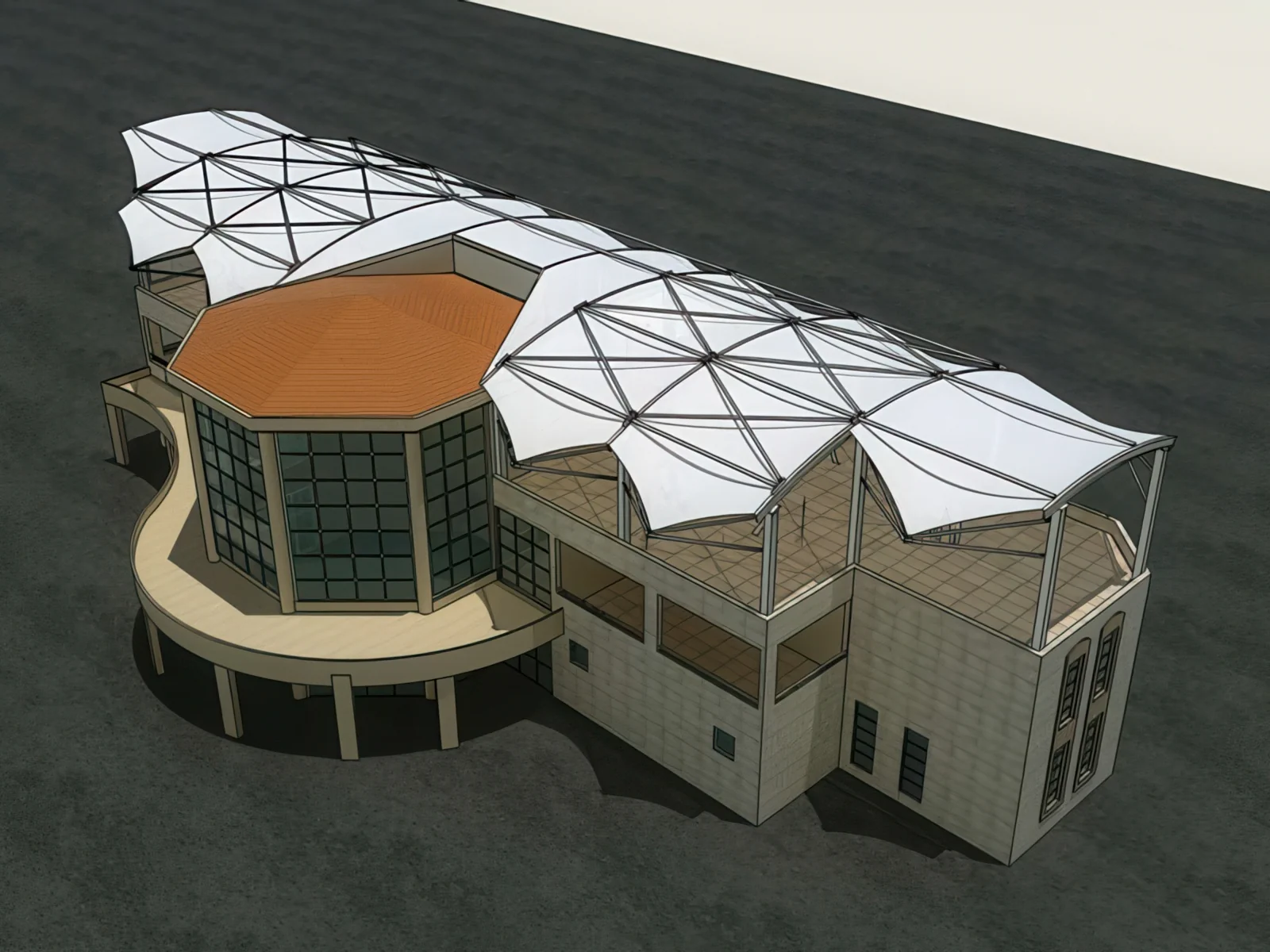 Навесы для крыш и балконов проект 139