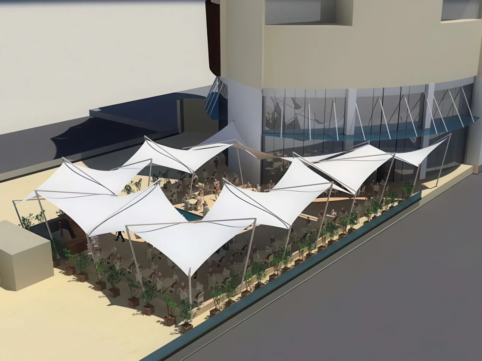 Навесы для крыш и балконов проект 144