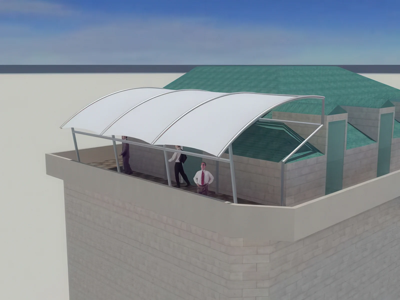 Навесы для крыш и балконов проект 145