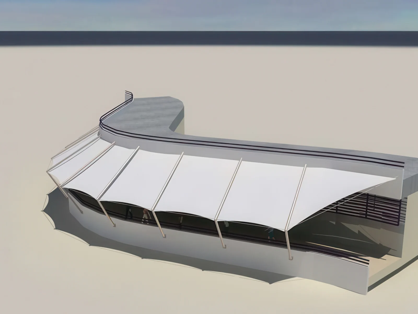 Навесы для крыш и балконов проект 147