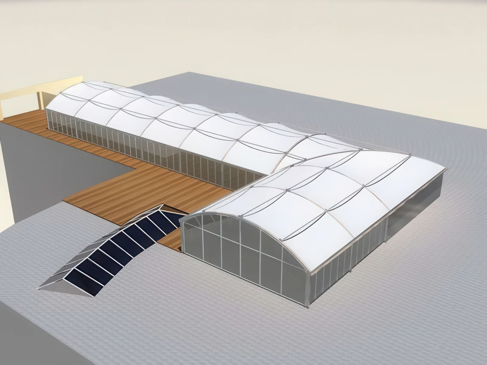 Навесы для крыш и балконов проект 148