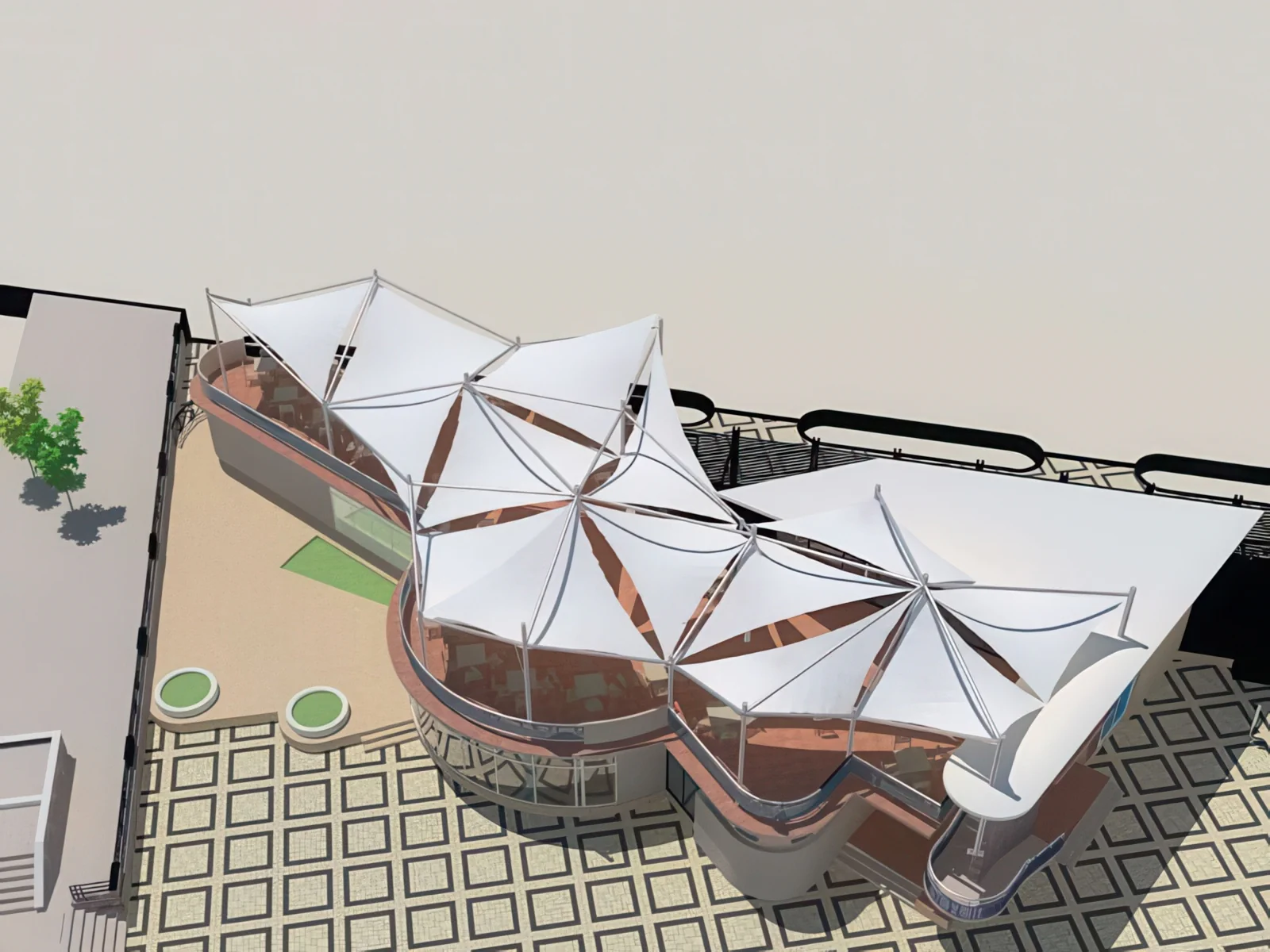 Навесы для крыш и балконов проект 149