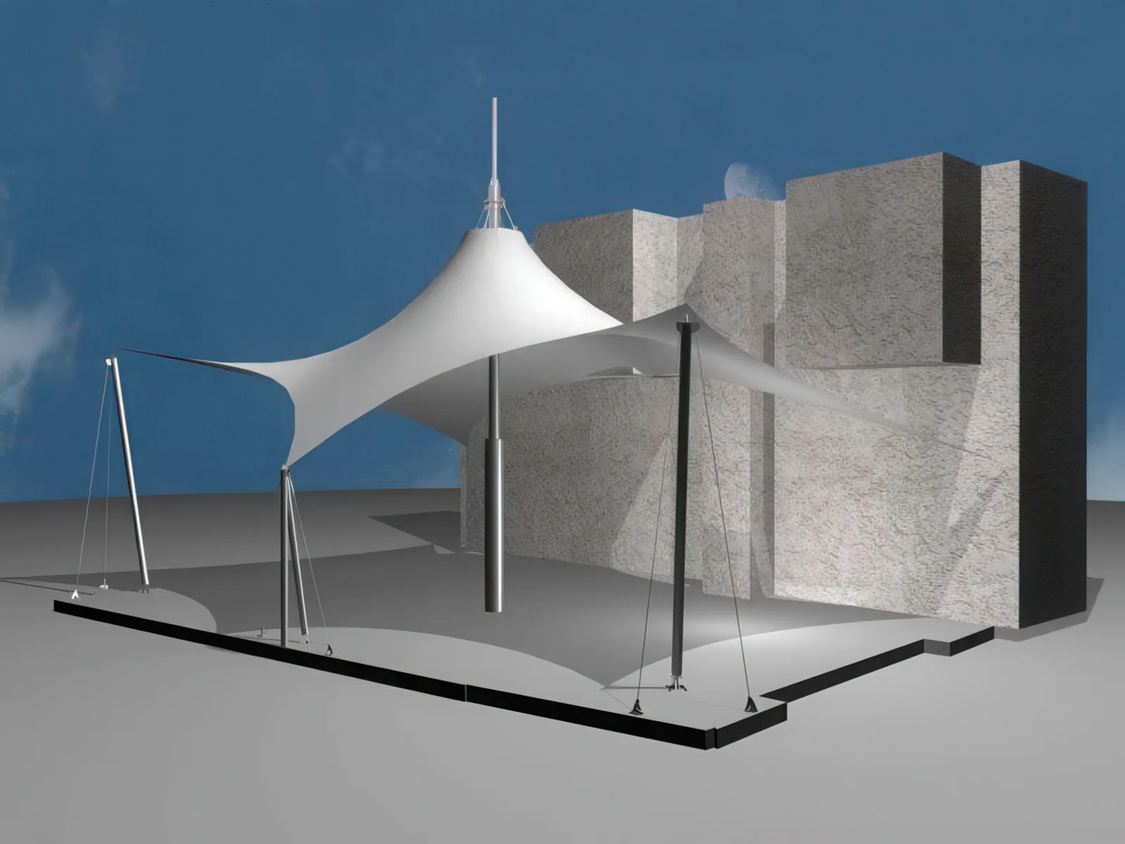 Теневые навесы проект 2