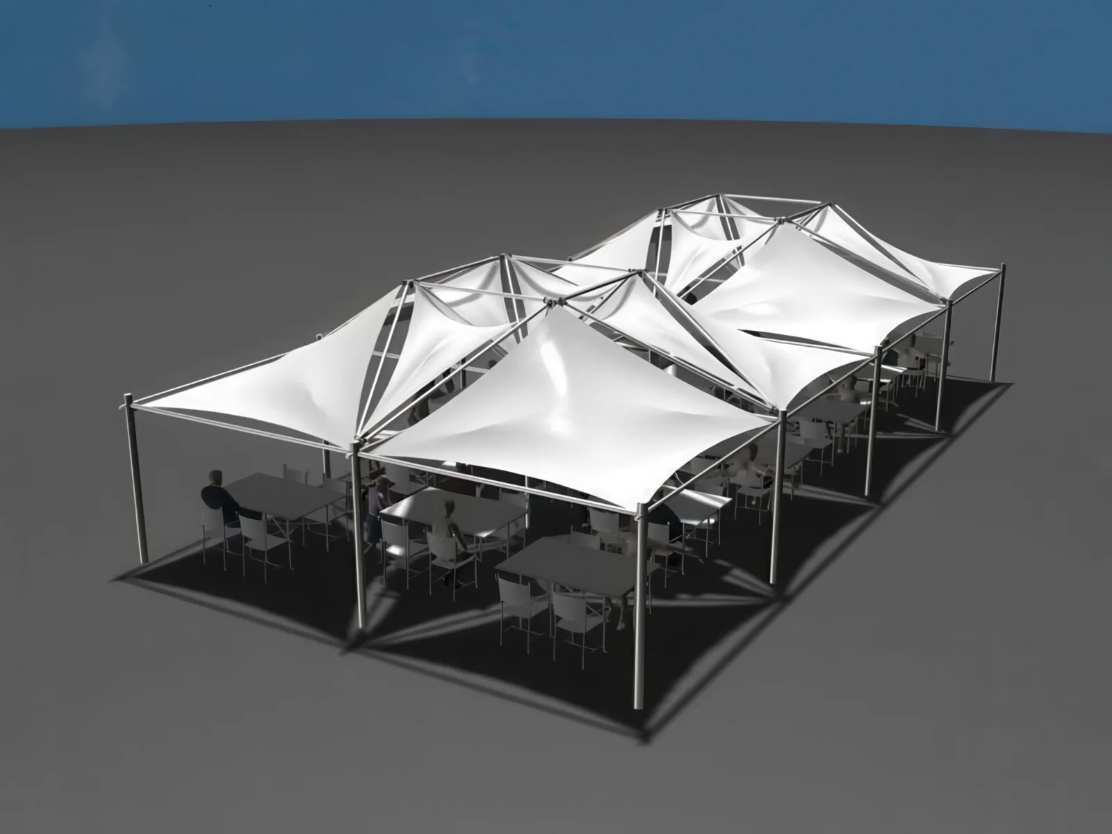 Теневые навесы проект 15