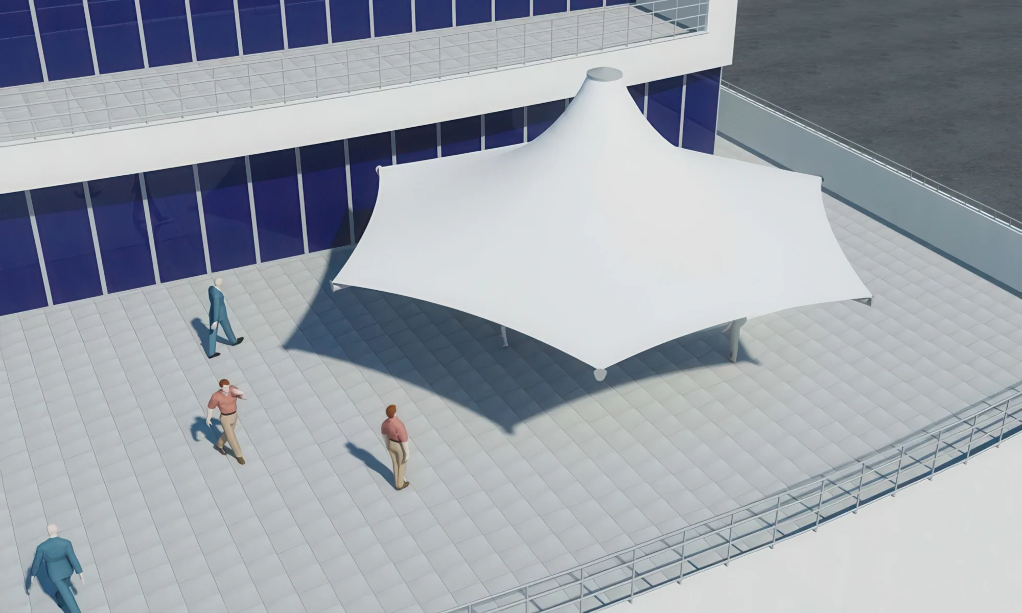 Теневые навесы проект 19