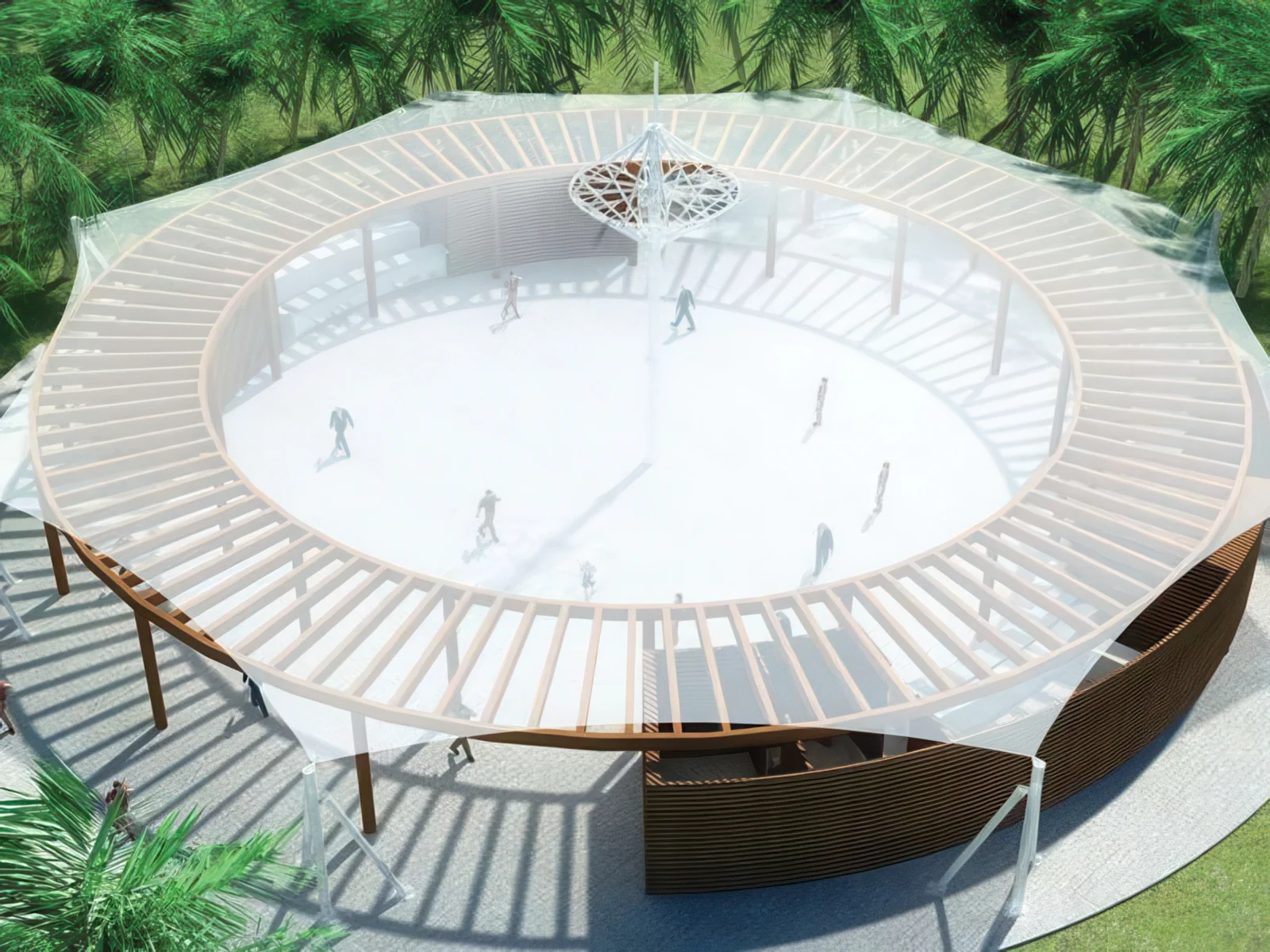 Теневые навесы проект 22