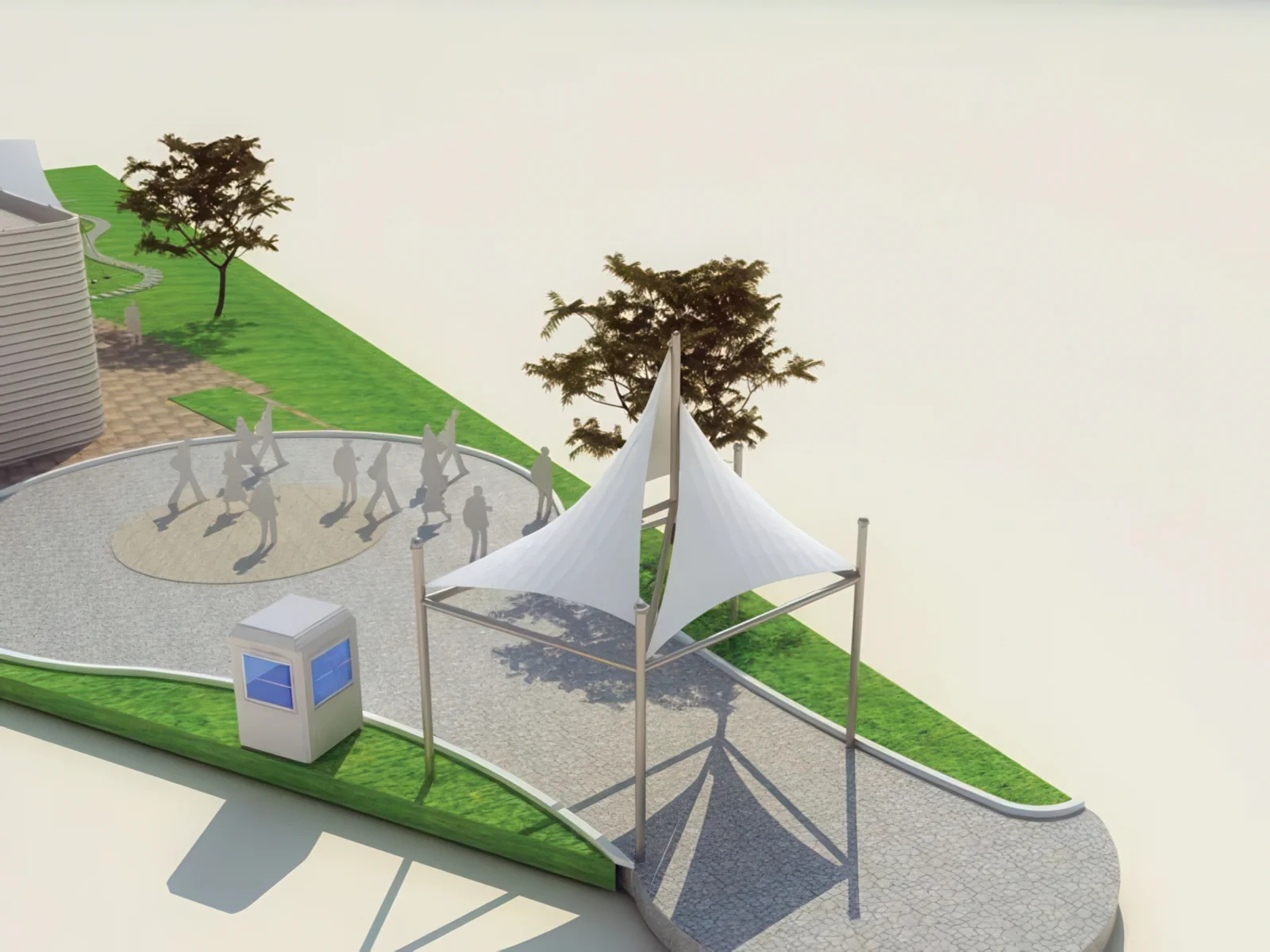 Теневые навесы проект 27