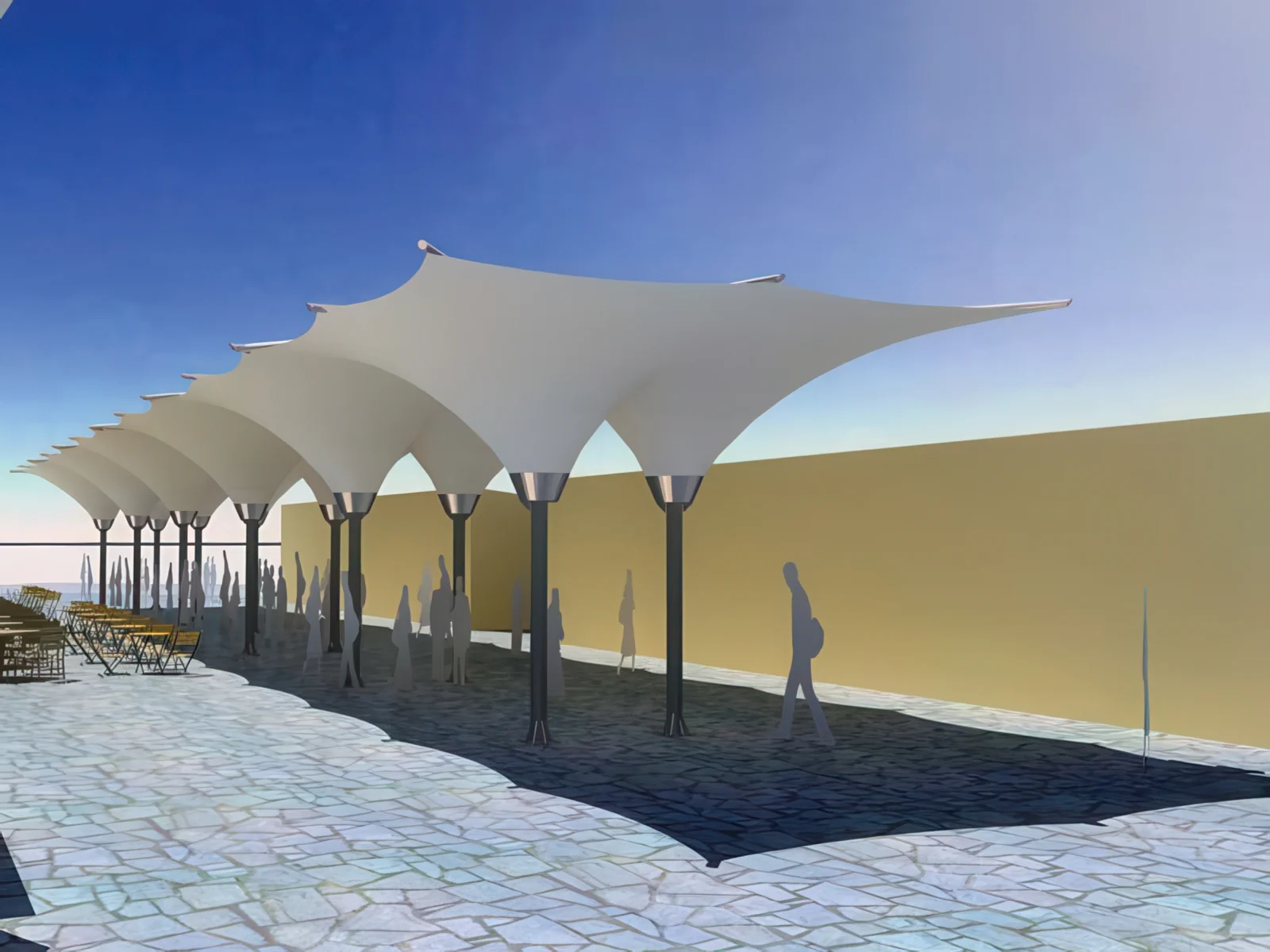 Теневые навесы проект 29