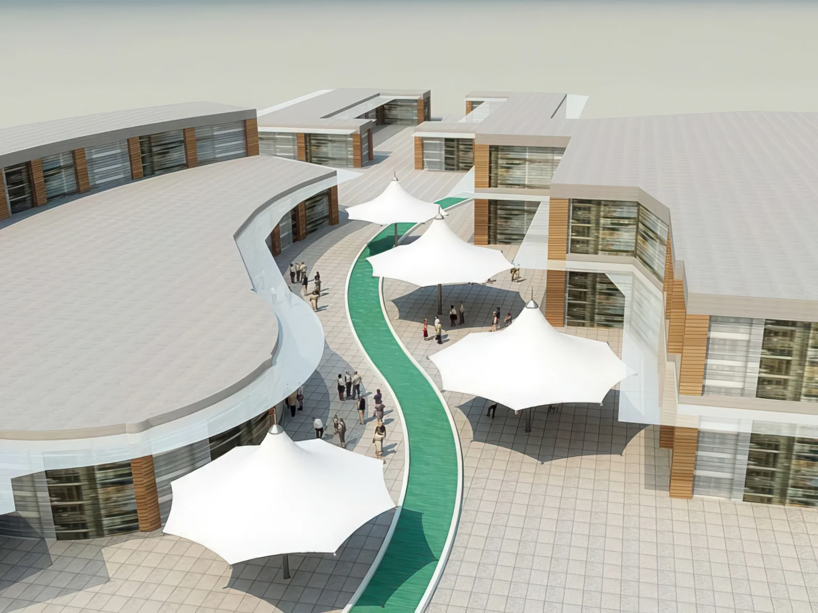 Теневые навесы проект 30