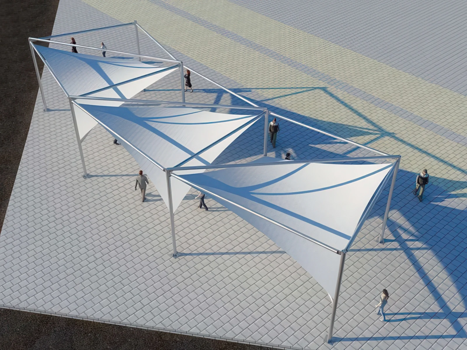 Теневые навесы проект 36