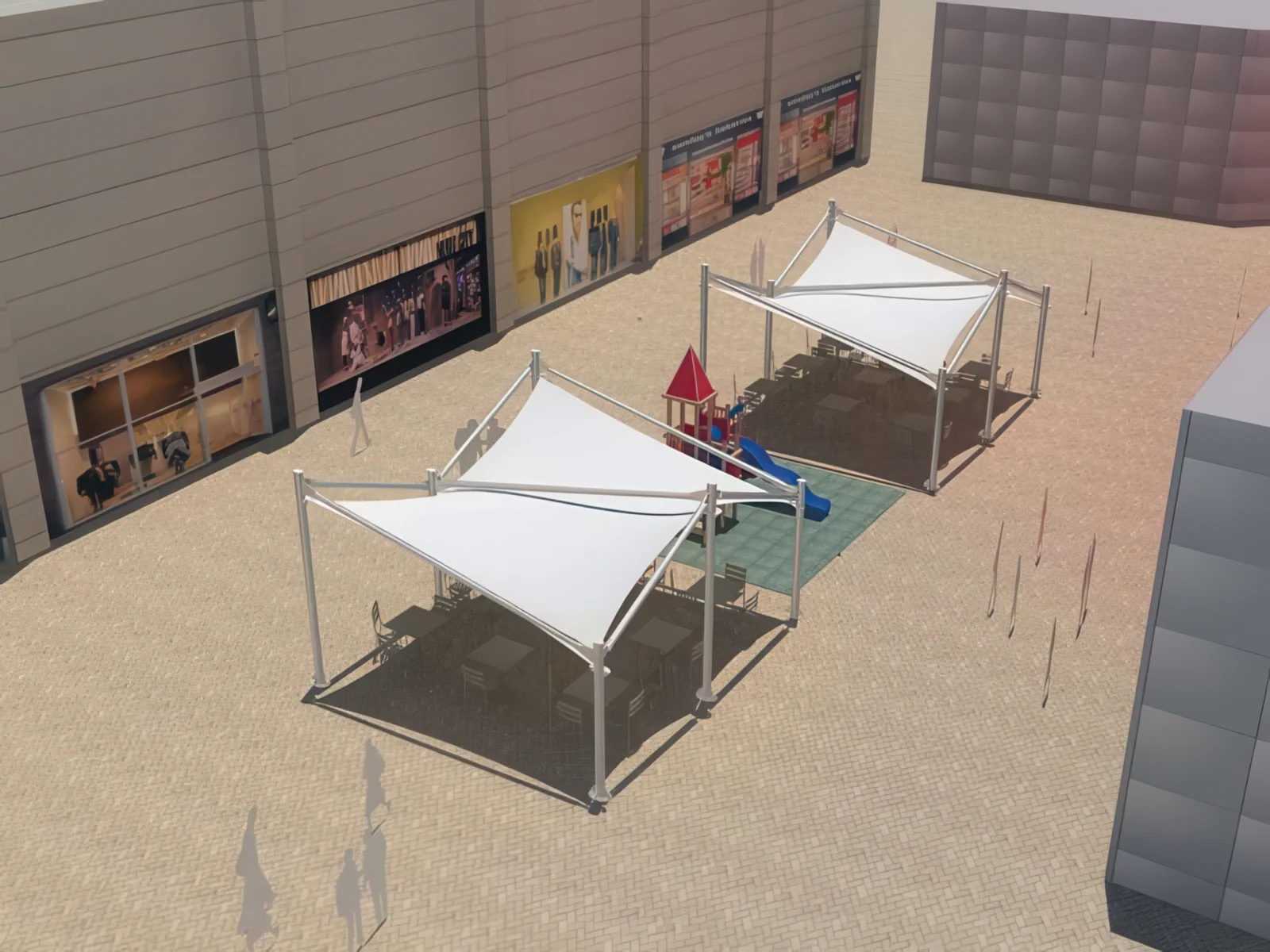 Теневые навесы проект 47