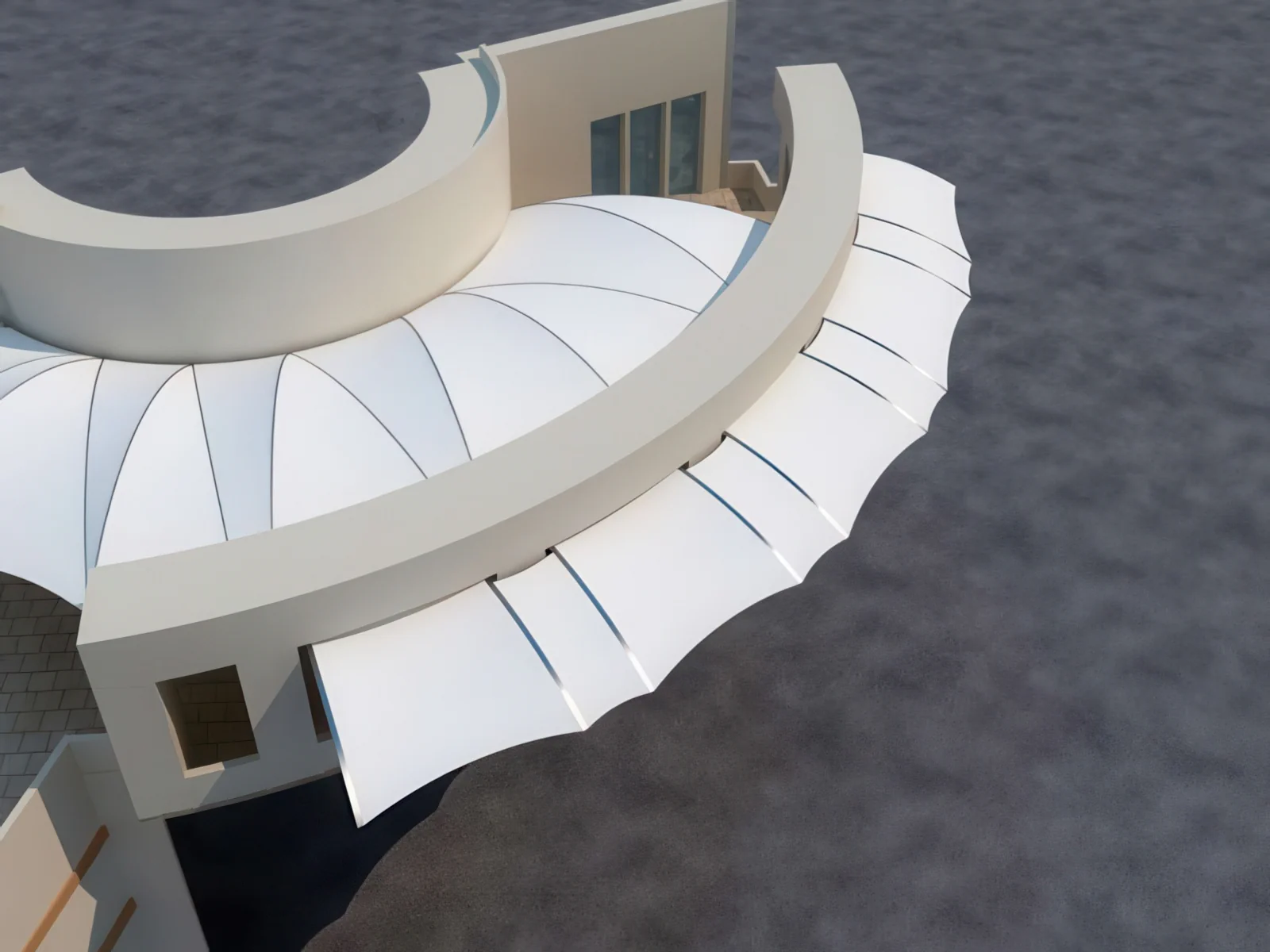 Теневые навесы проект 56