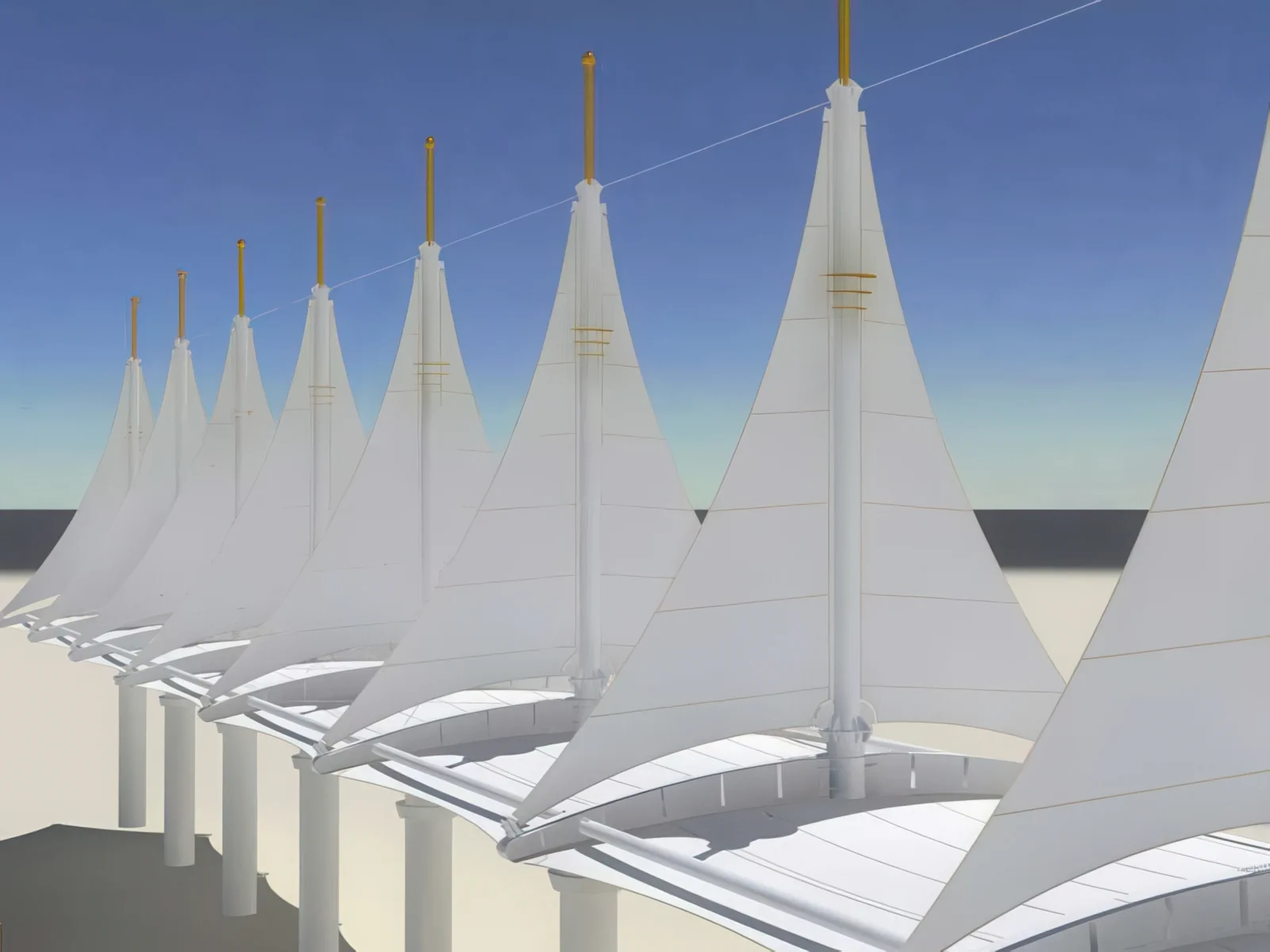 Теневые навесы проект 66