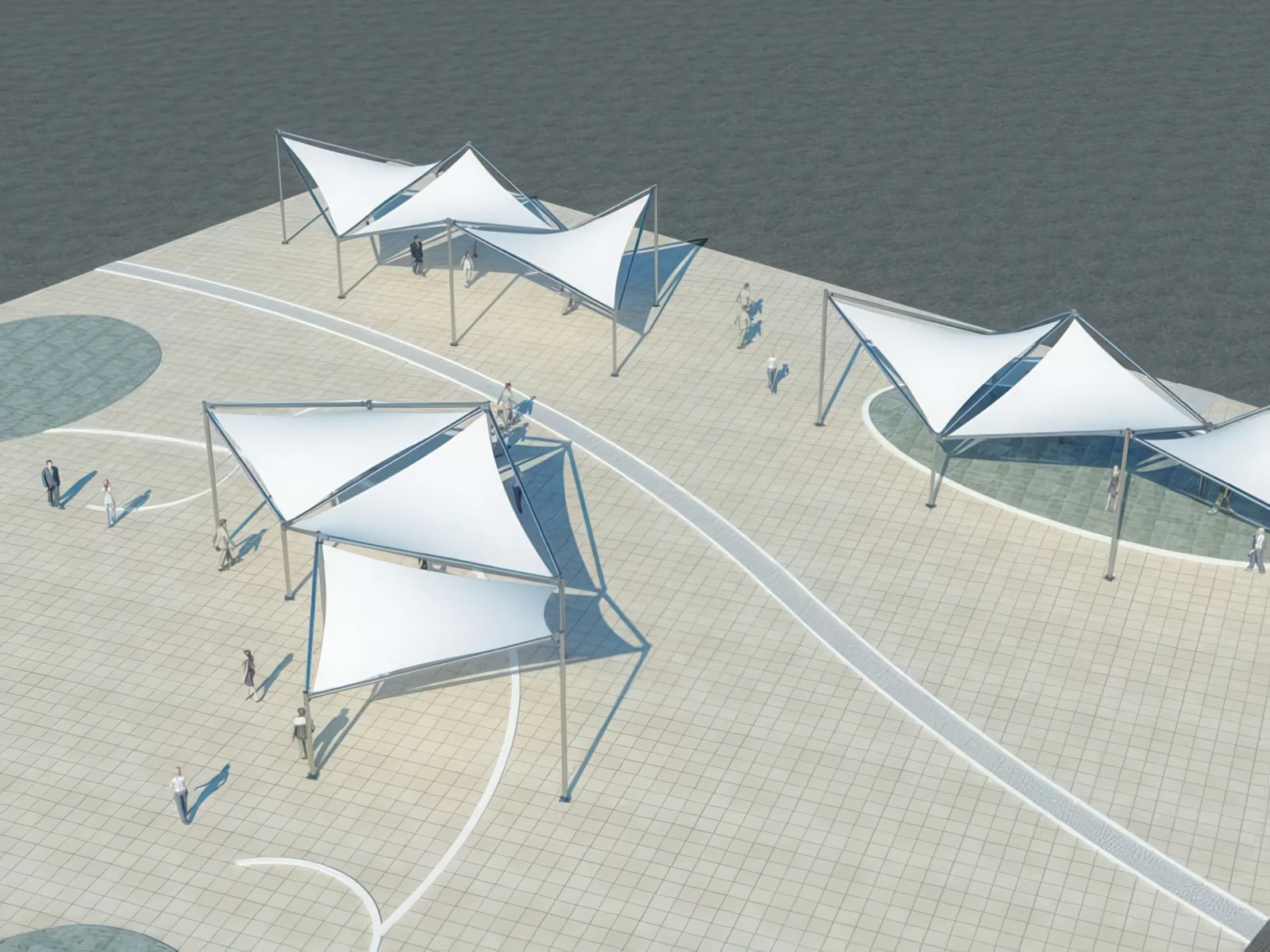 Теневые навесы проект 67