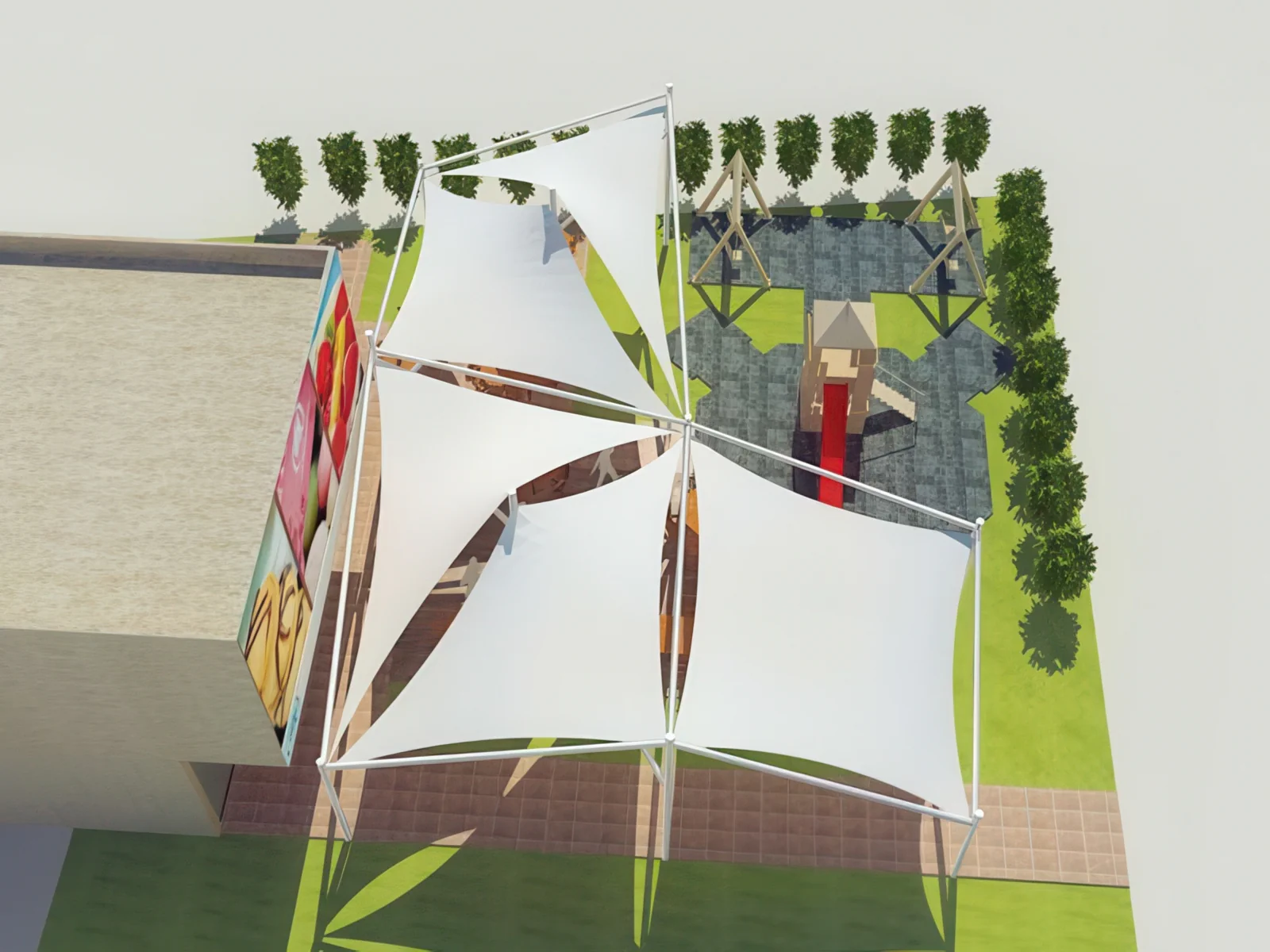 Теневые навесы проект 68