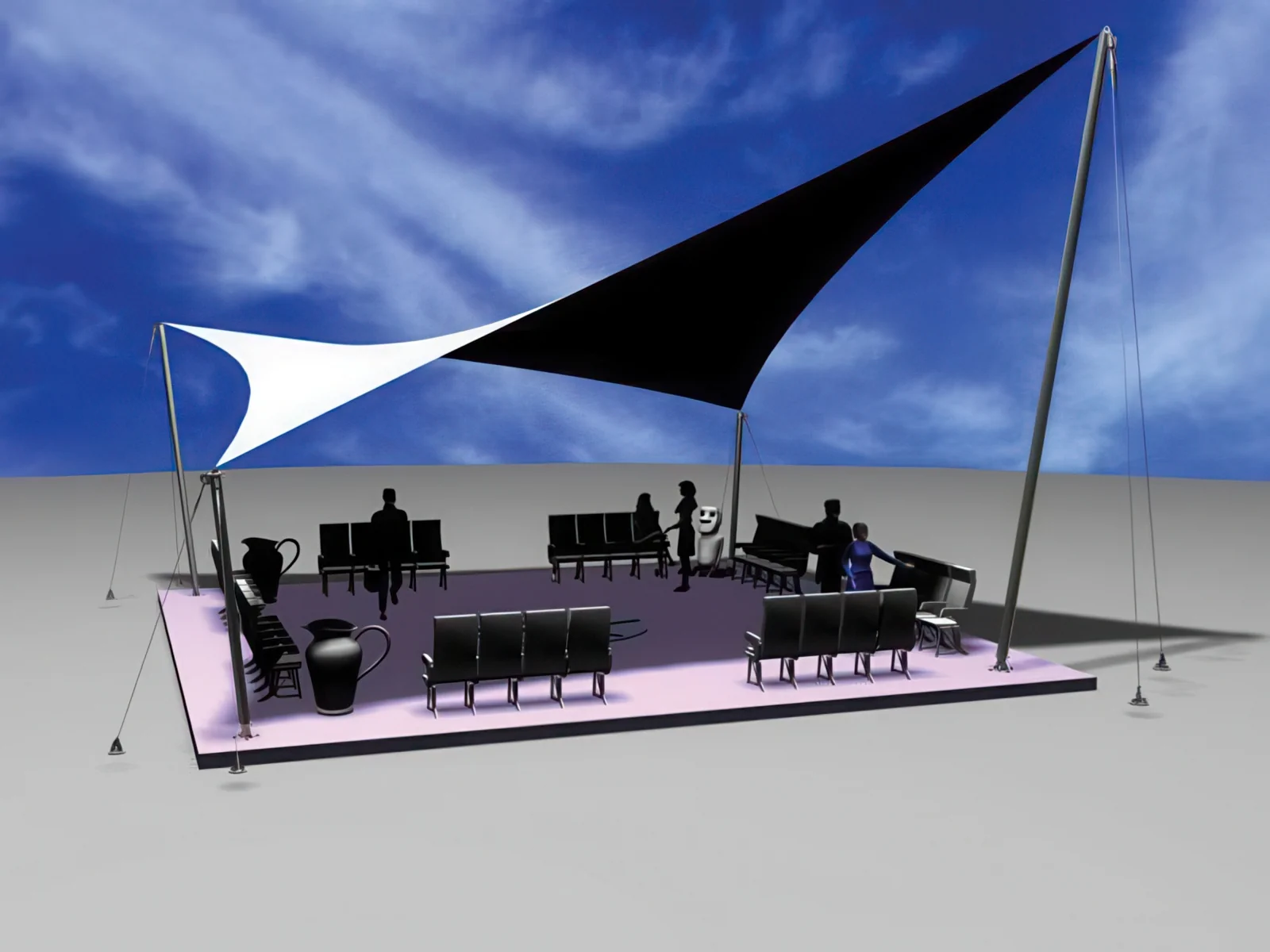 Теневые навесы проект 77