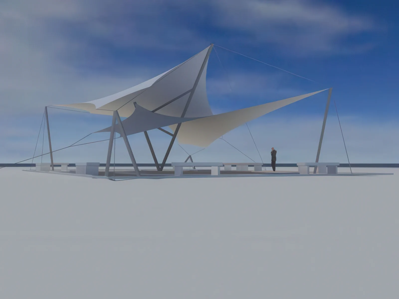 Теневые навесы проект 97