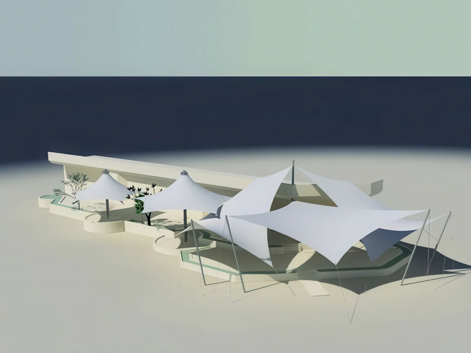 Теневые навесы проект 99