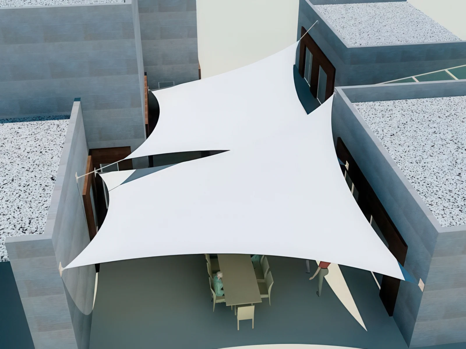 Теневые навесы проект 114