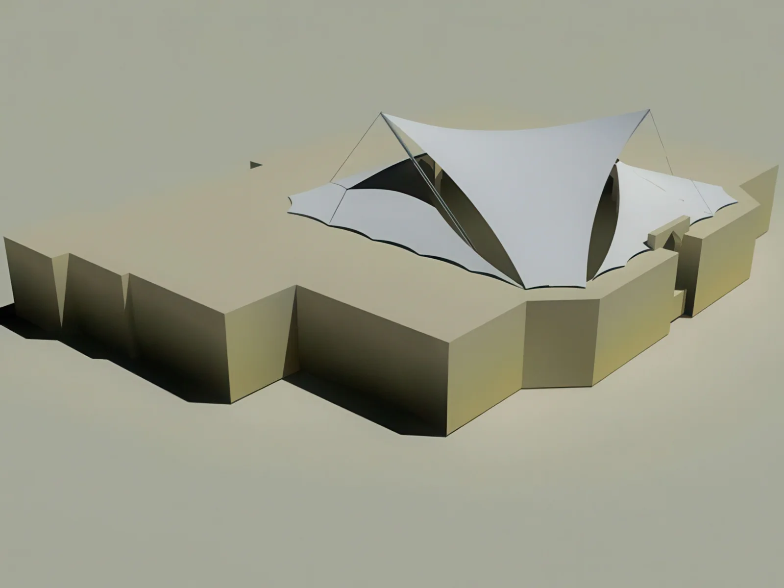 Теневые навесы проект 125